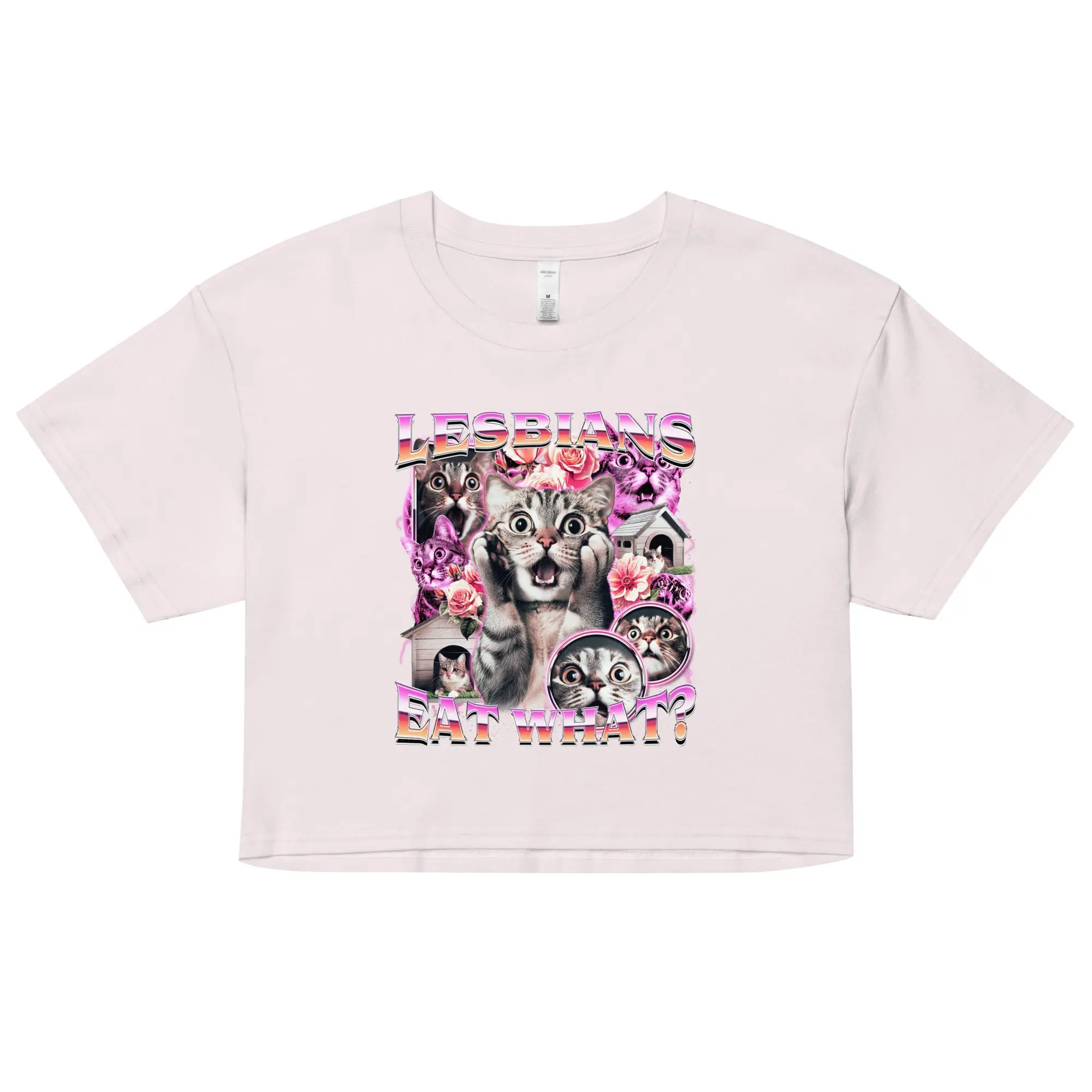 Lesbians Eat What Women’s crop top - Image 4