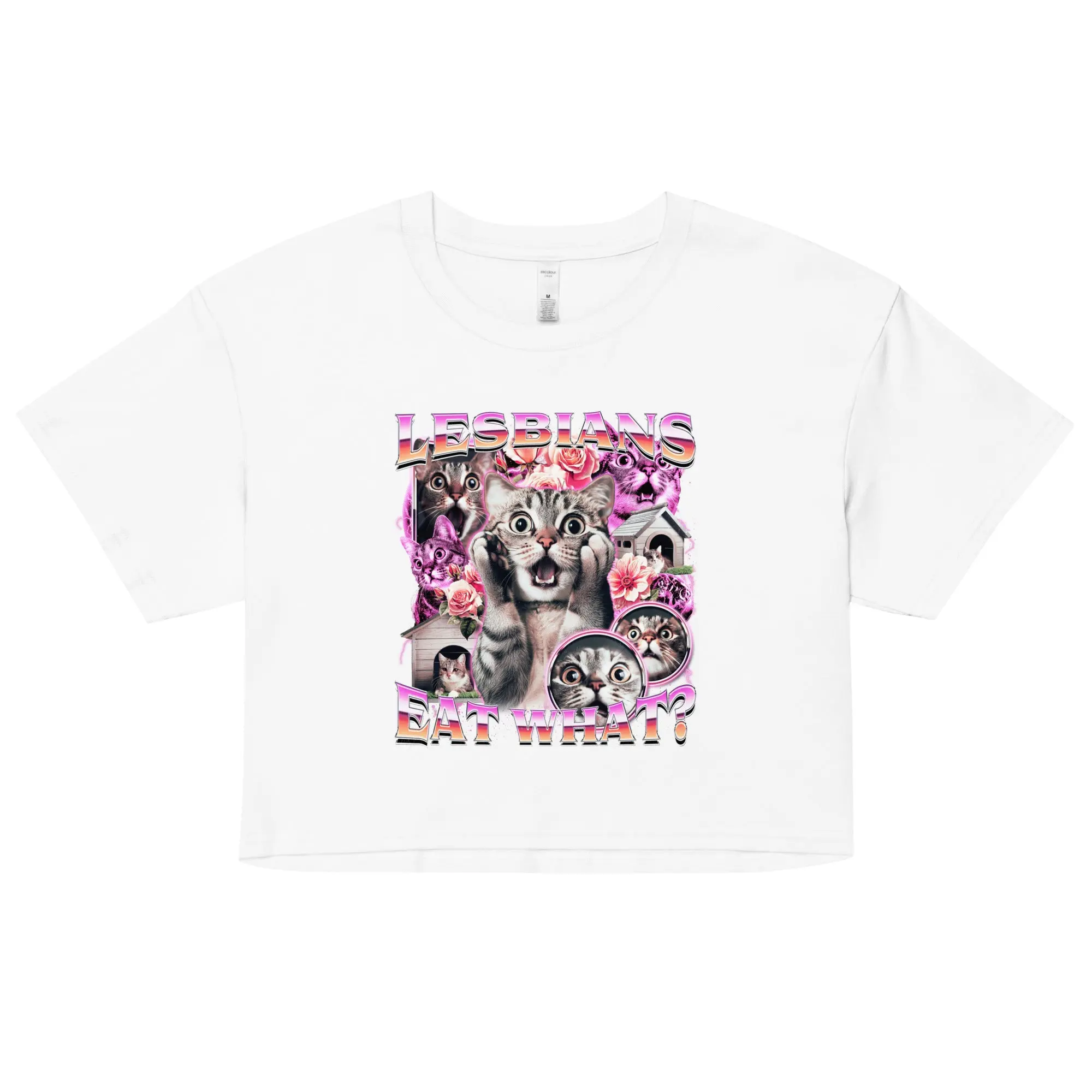 Lesbians Eat What Women’s crop top - Image 5