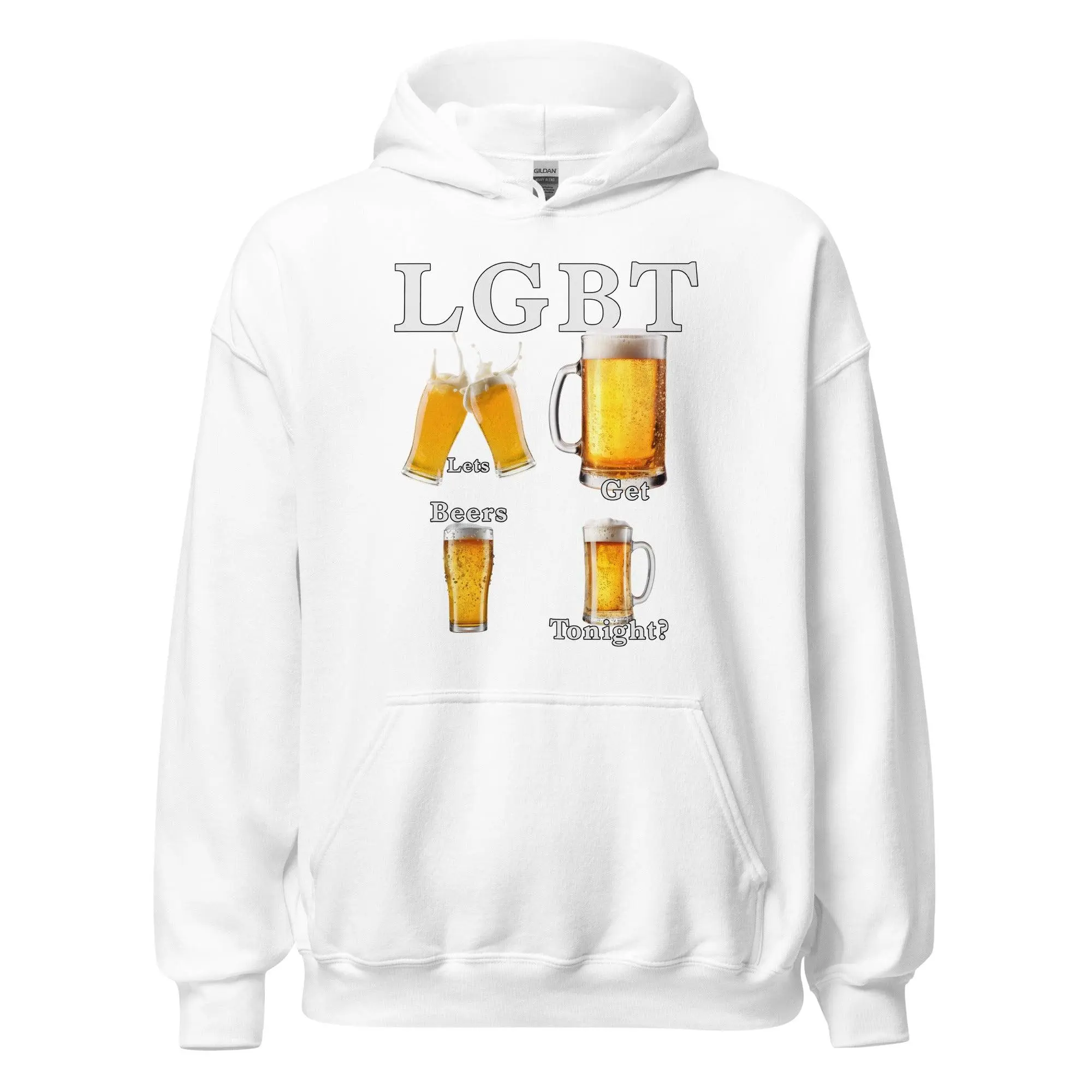 lets get beers tonight Hoodie - Image 7