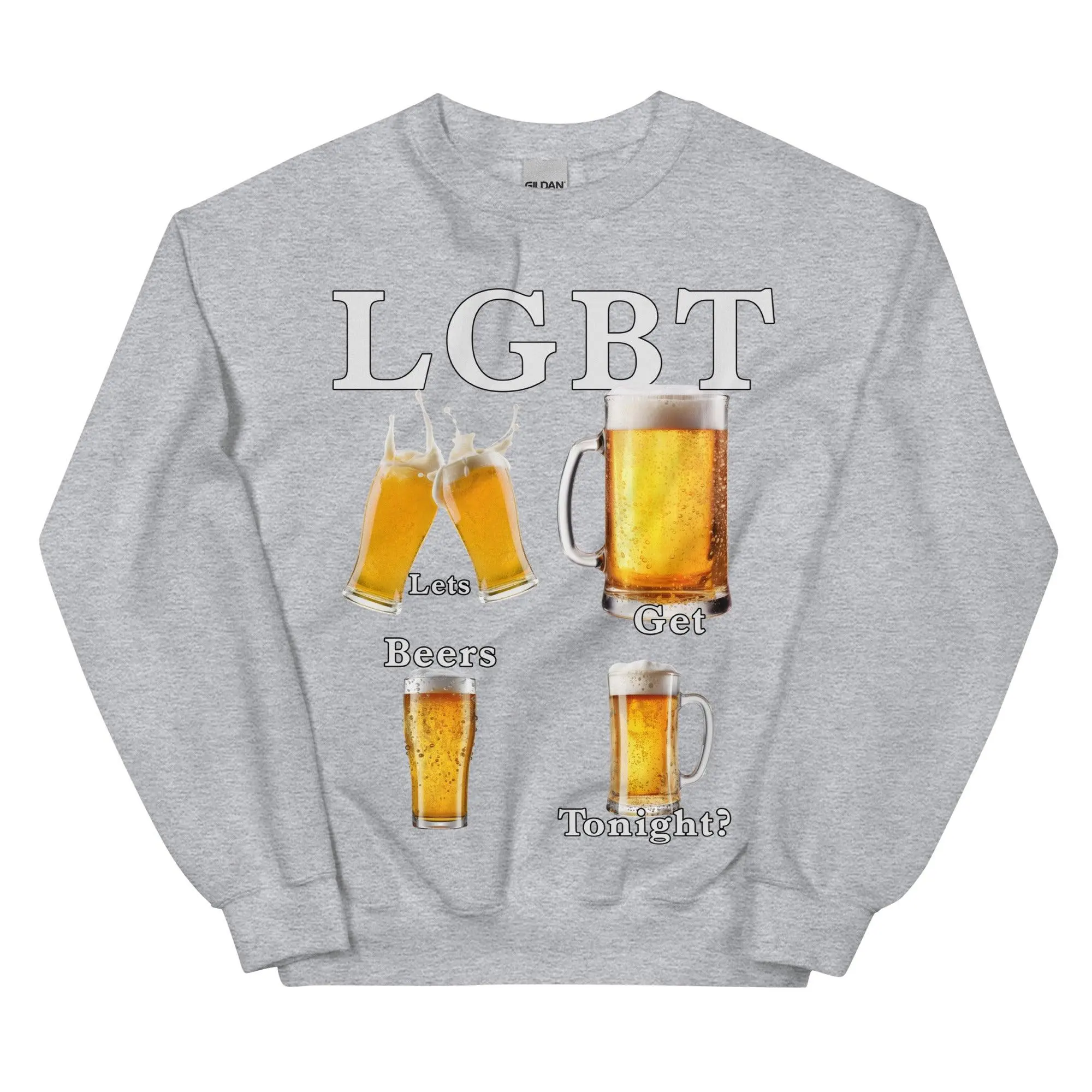 lets get beers tonight sweatshirt - Image 7