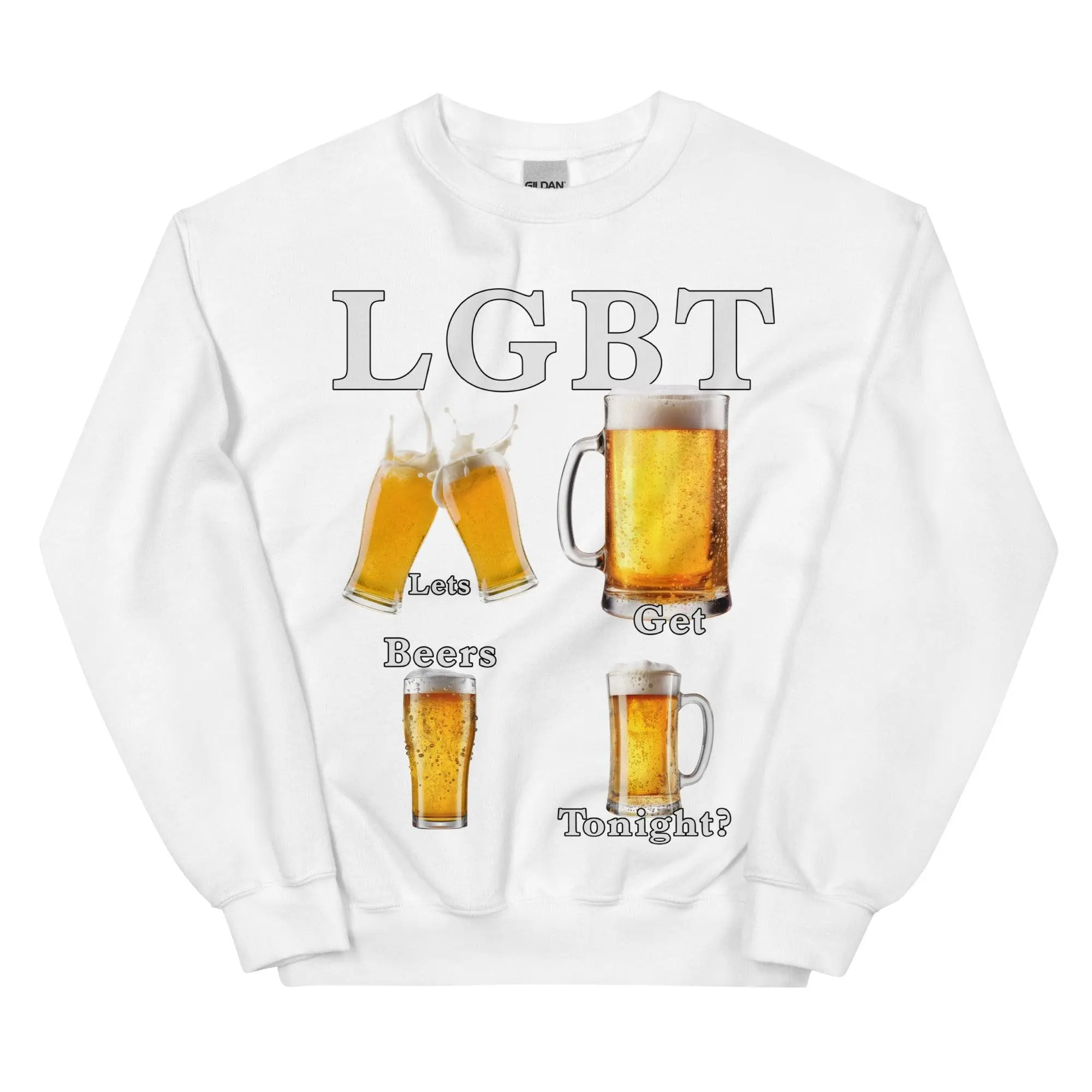 lets get beers tonight sweatshirt - Image 9