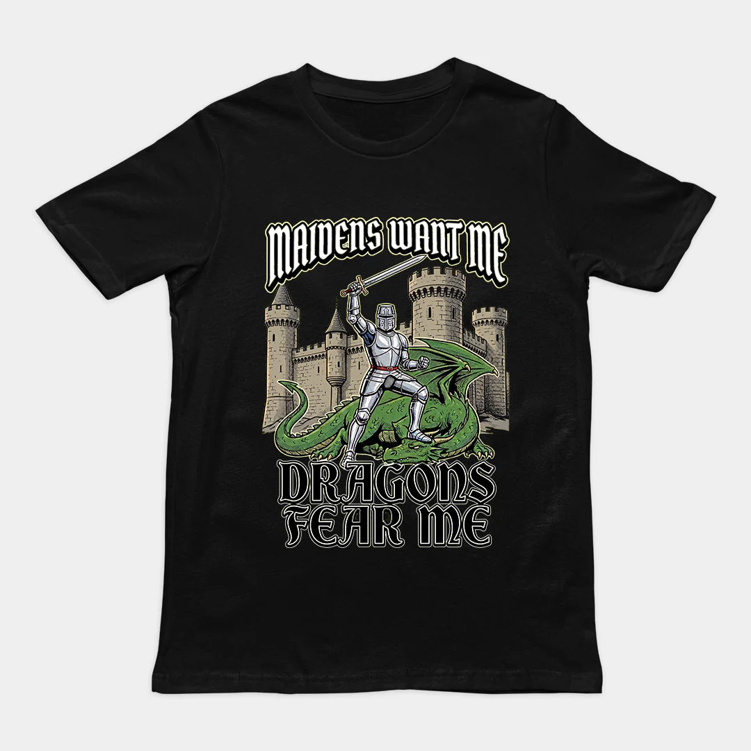Maidens want me dragons fear me T-Shirt
