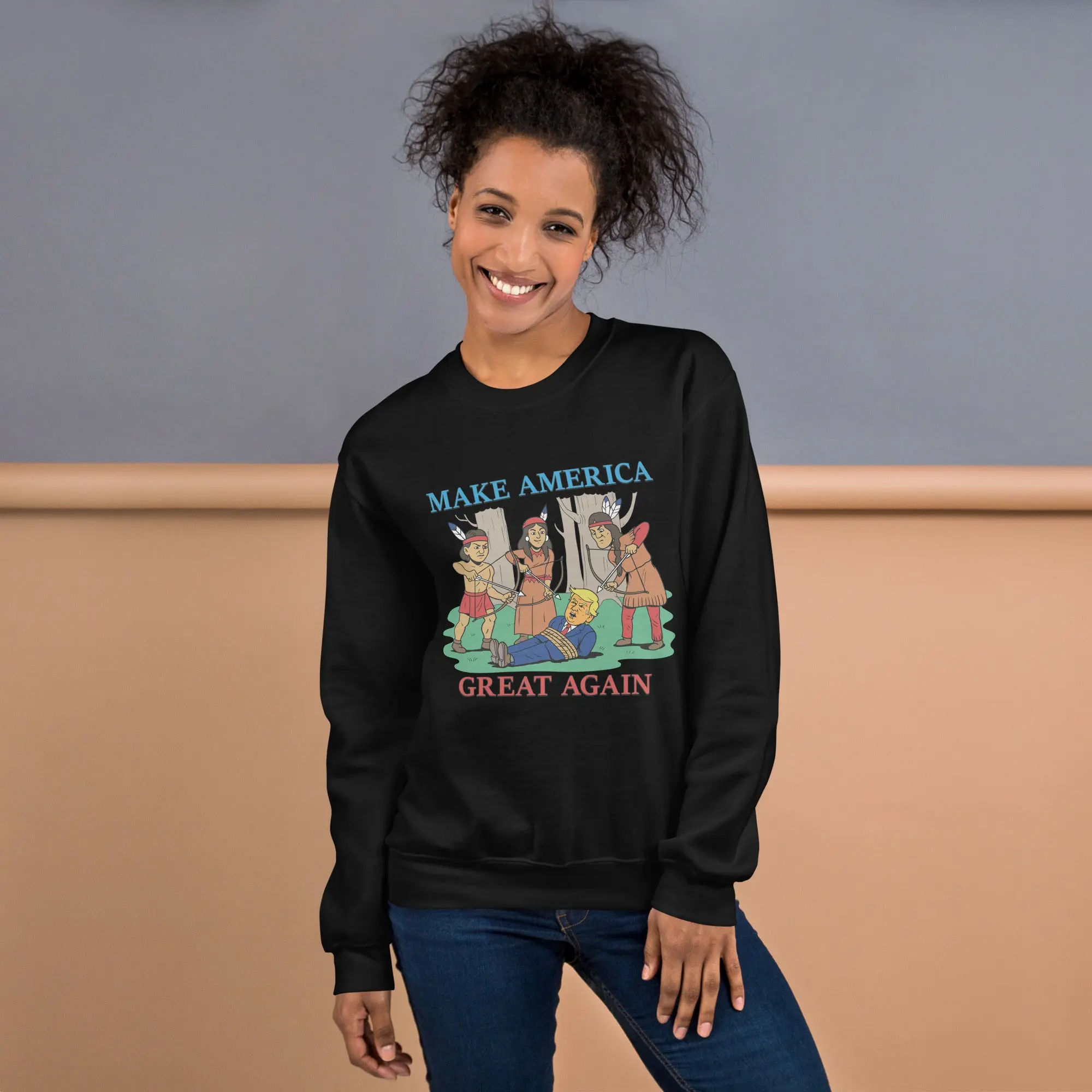 Make America Great Again (Native Americans) sweatshirt - Image 10