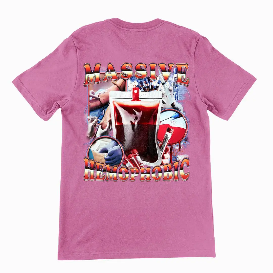 Massive Hemophobic t-shirt (backprint) - Image 2