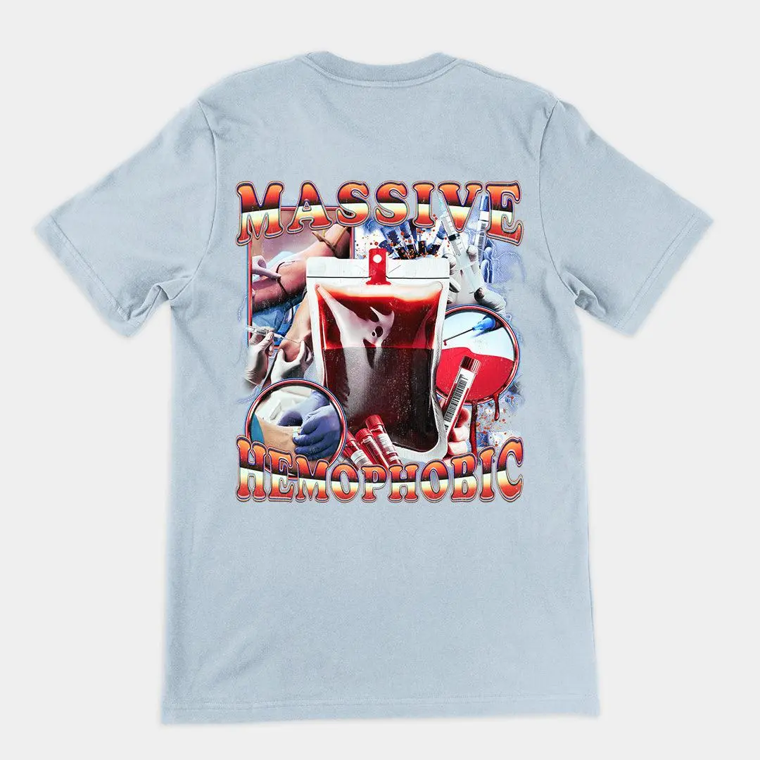 Massive Hemophobic t-shirt (backprint) - Image 4