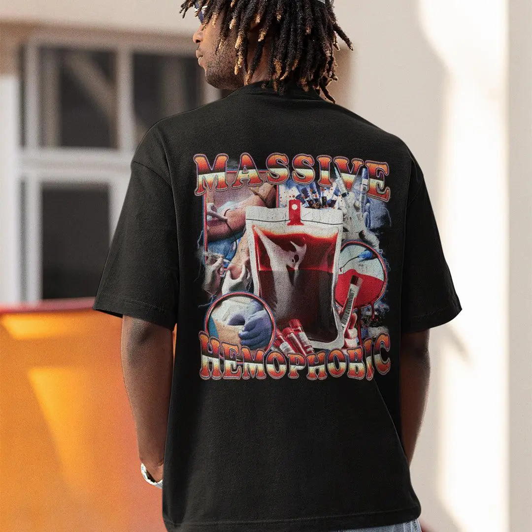 Massive Hemophobic t-shirt (backprint) - Image 7