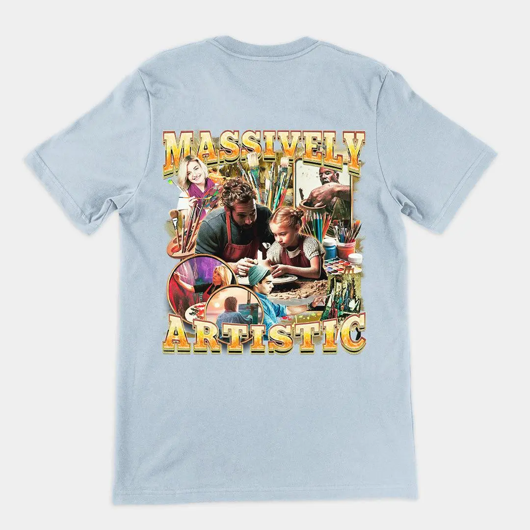 Massively Artistic t-shirt (backprint) - Image 4