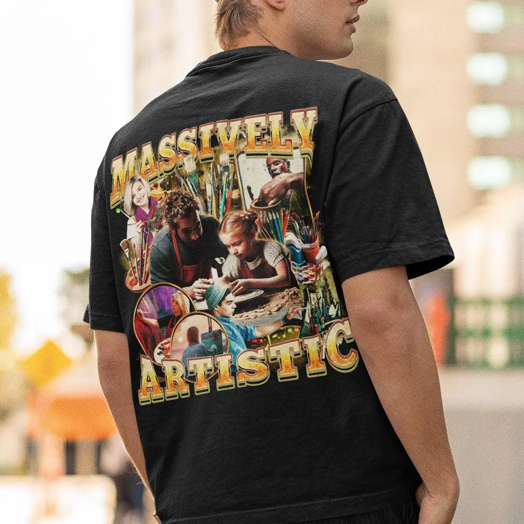 Massively Artistic t-shirt (backprint) - Image 7