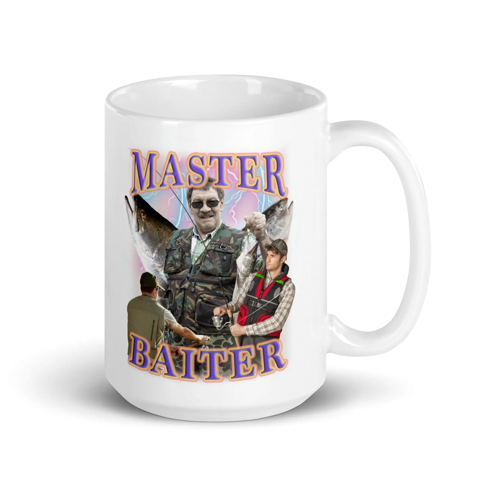 Master Baiter White glossy mug - Image 6