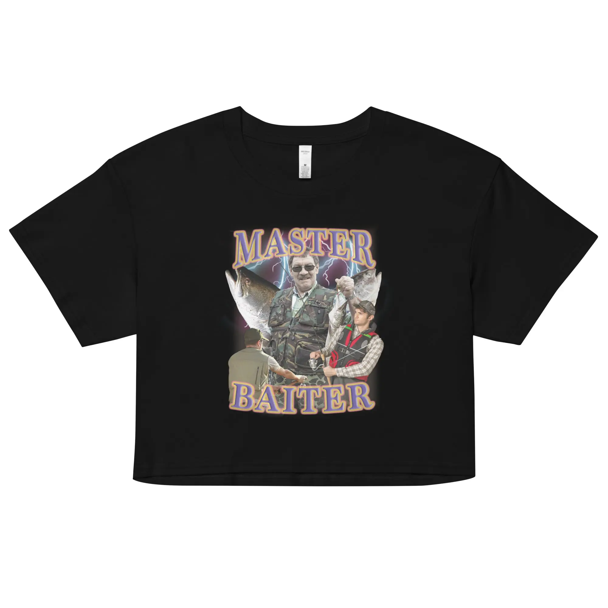 master baiter Women’s crop top