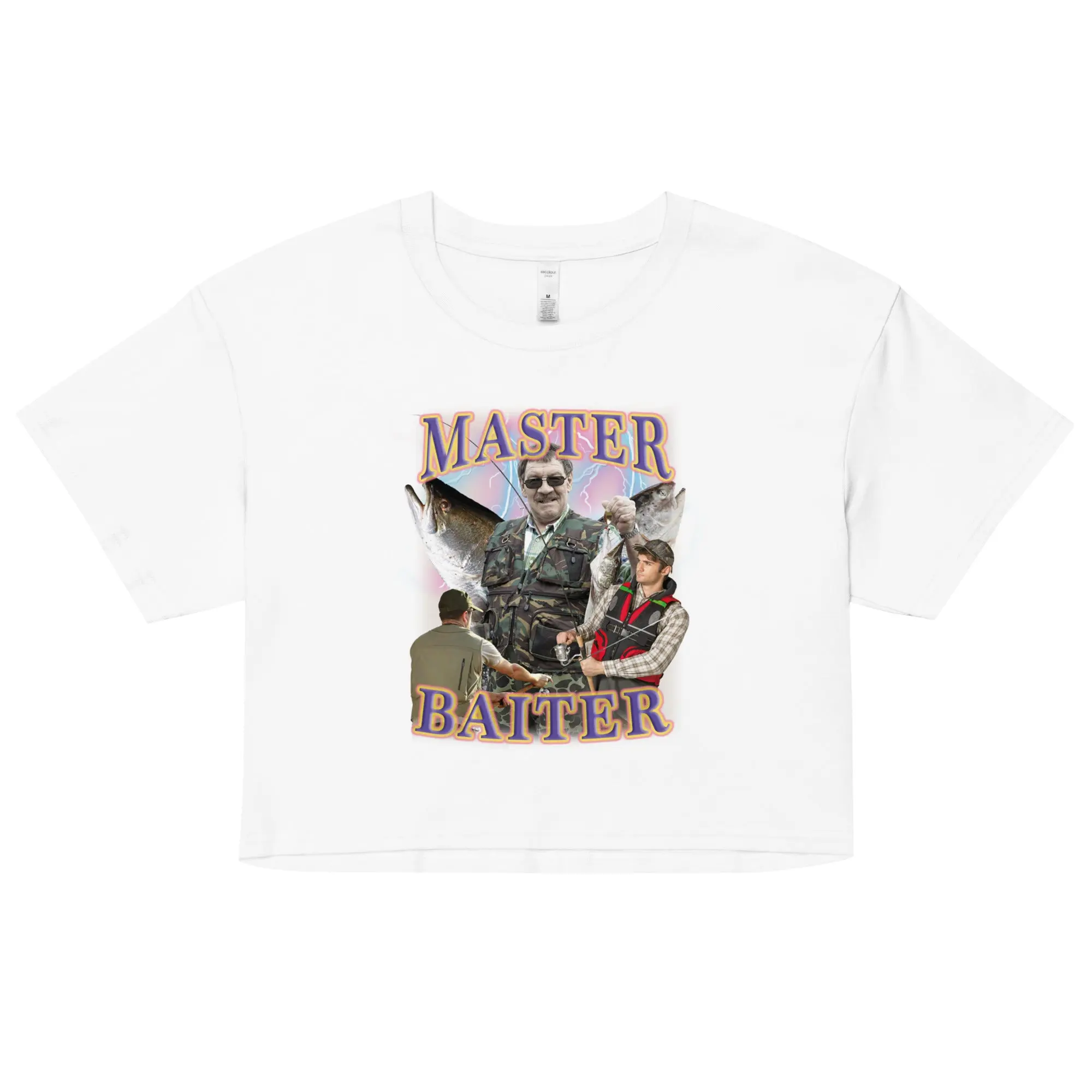 master baiter Women’s crop top - Image 5