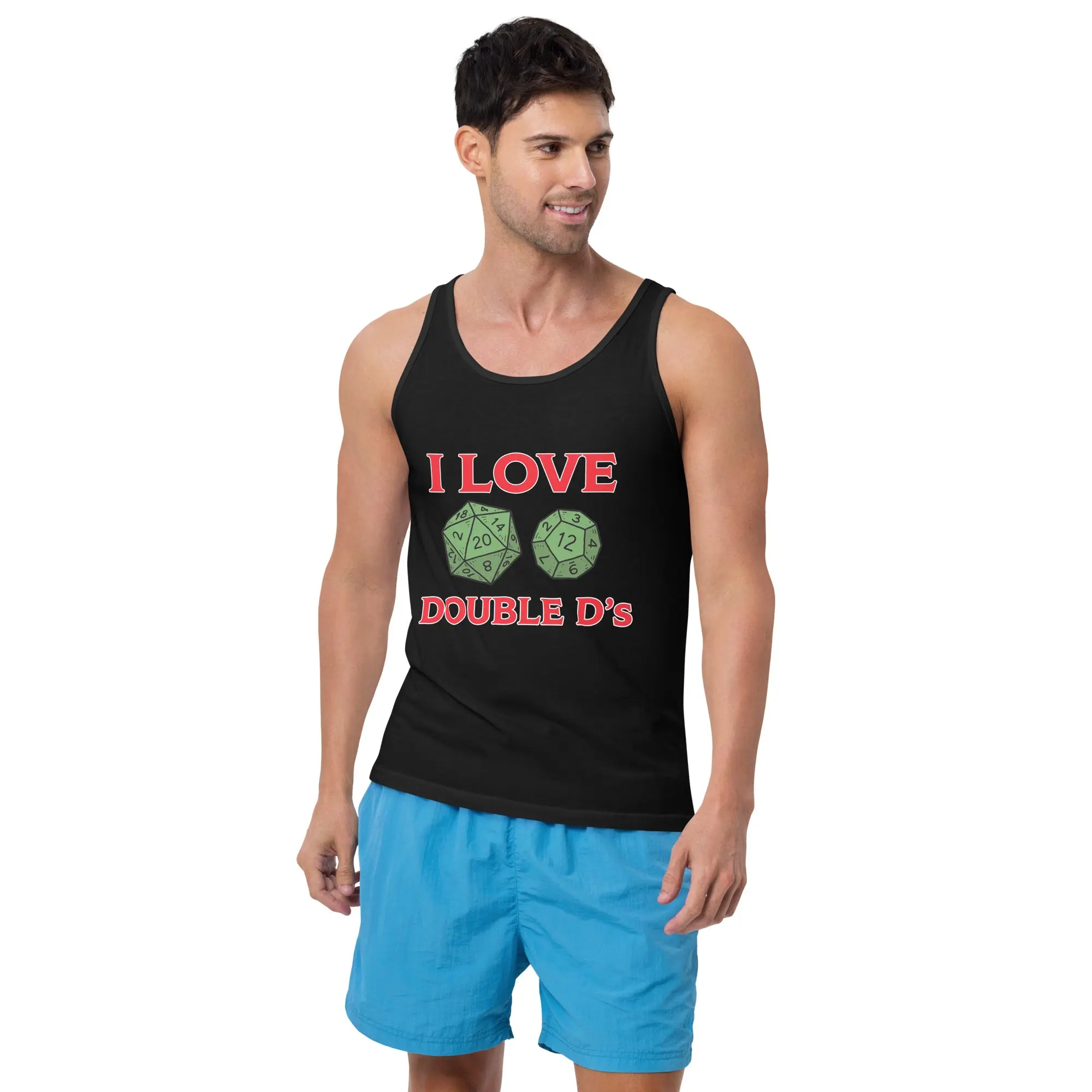 I love Double D's (Dungeon and Dragons) Tank Top - Image 4