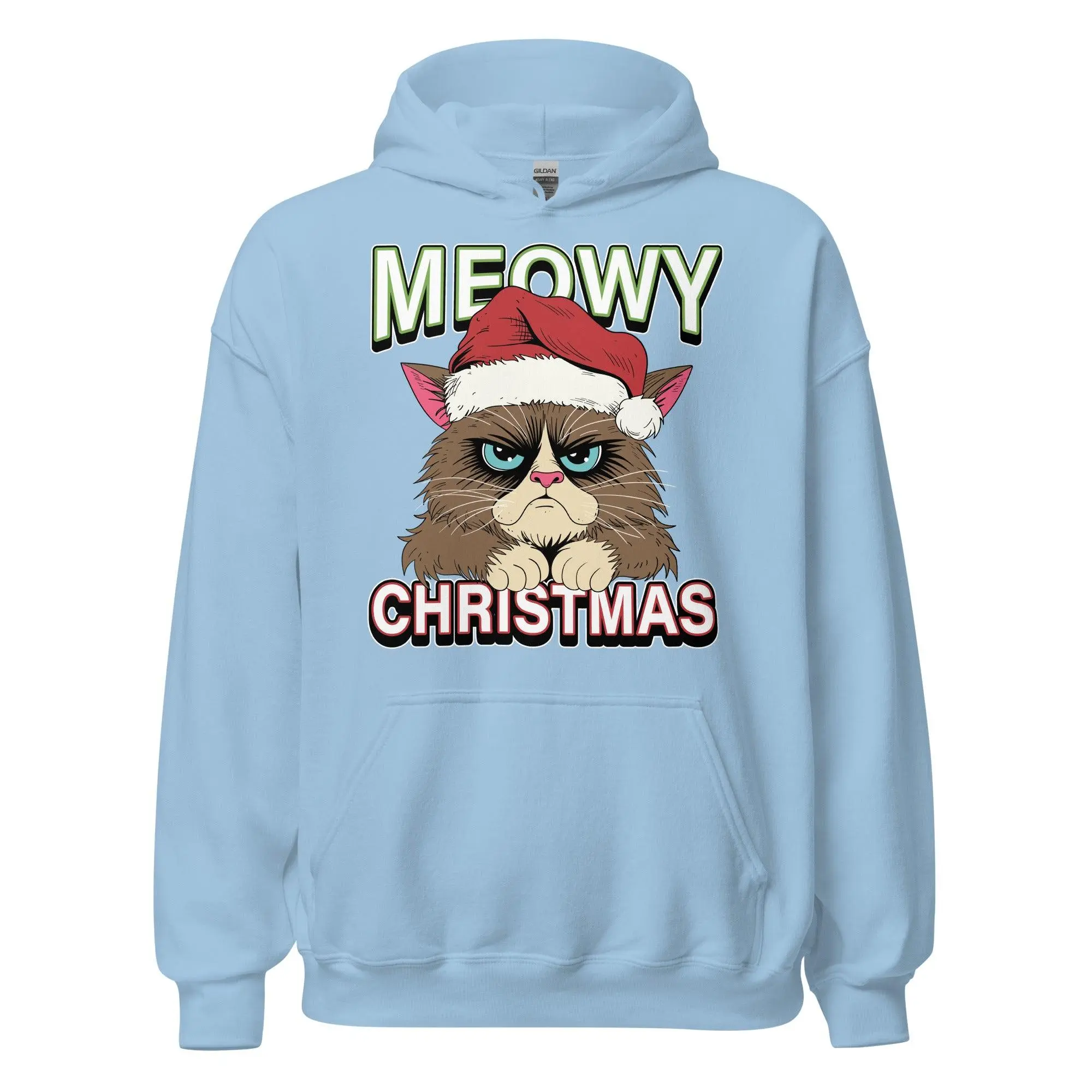 Meowy Christmas Hoodie - Image 5