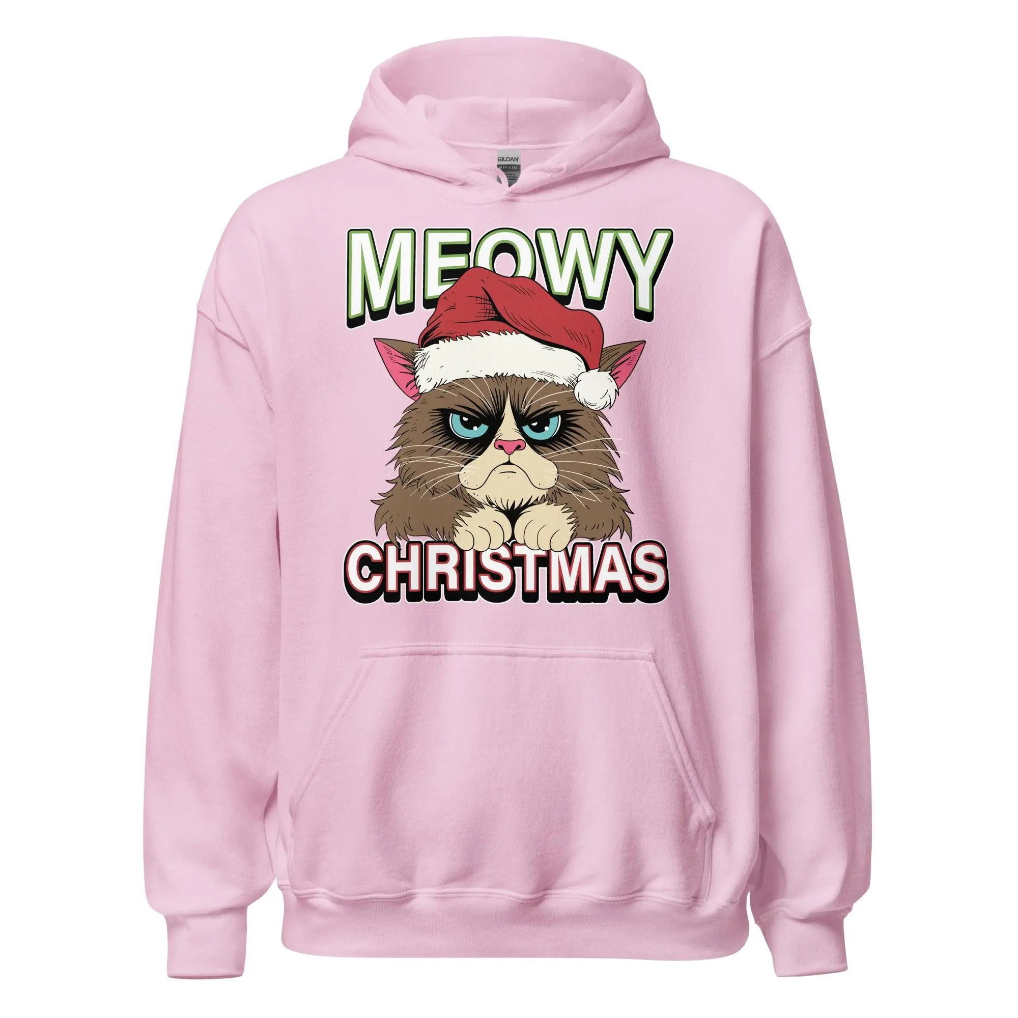 Meowy Christmas Hoodie - Image 6