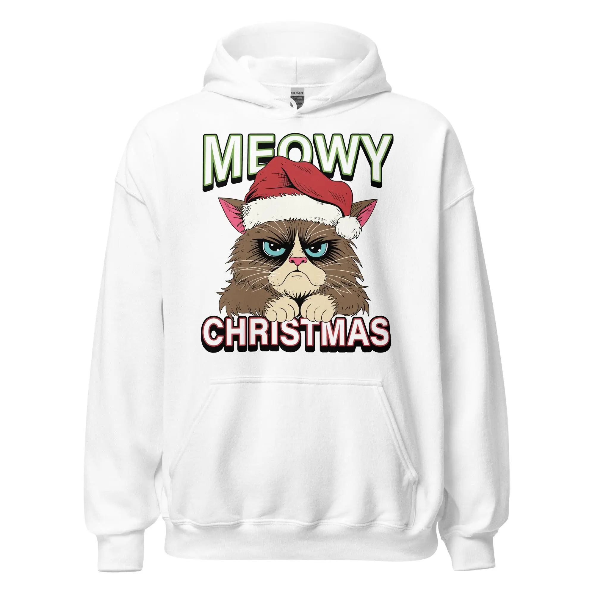 Meowy Christmas Hoodie - Image 7