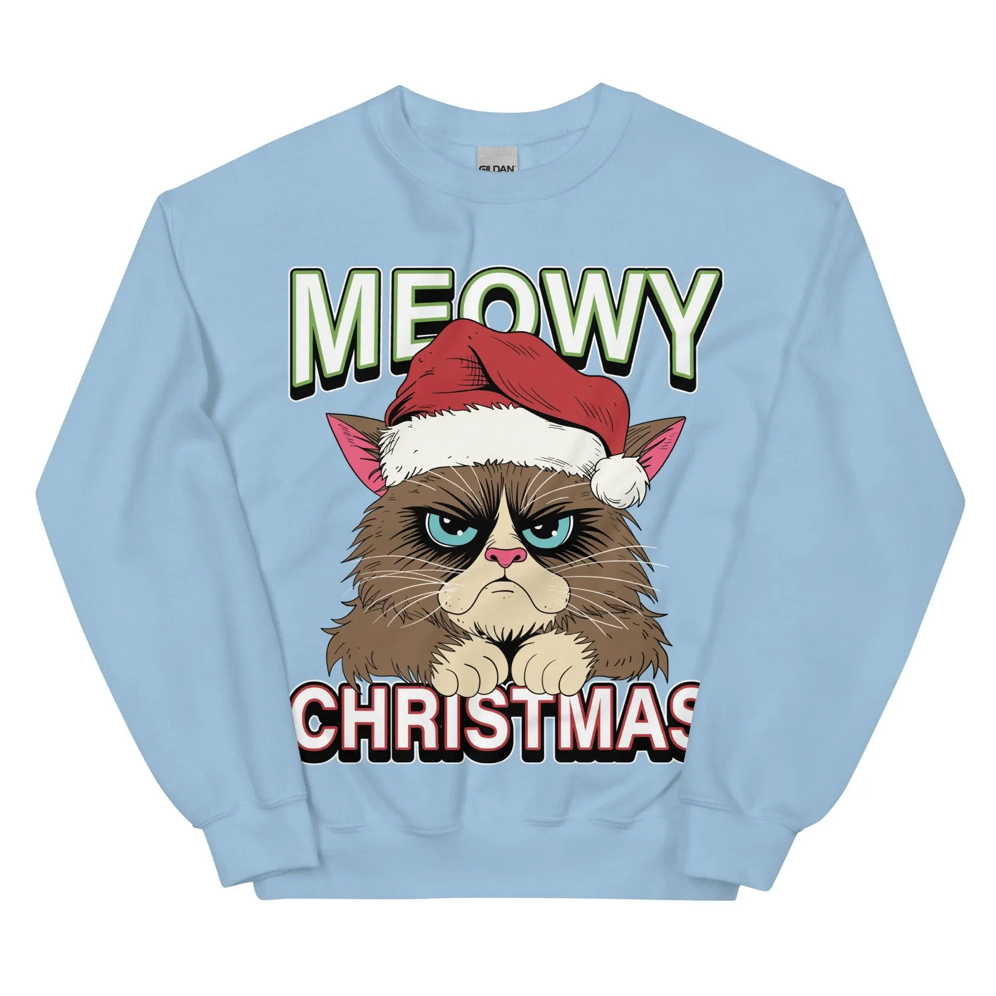 Meowy Christmas sweatshirt - Image 6
