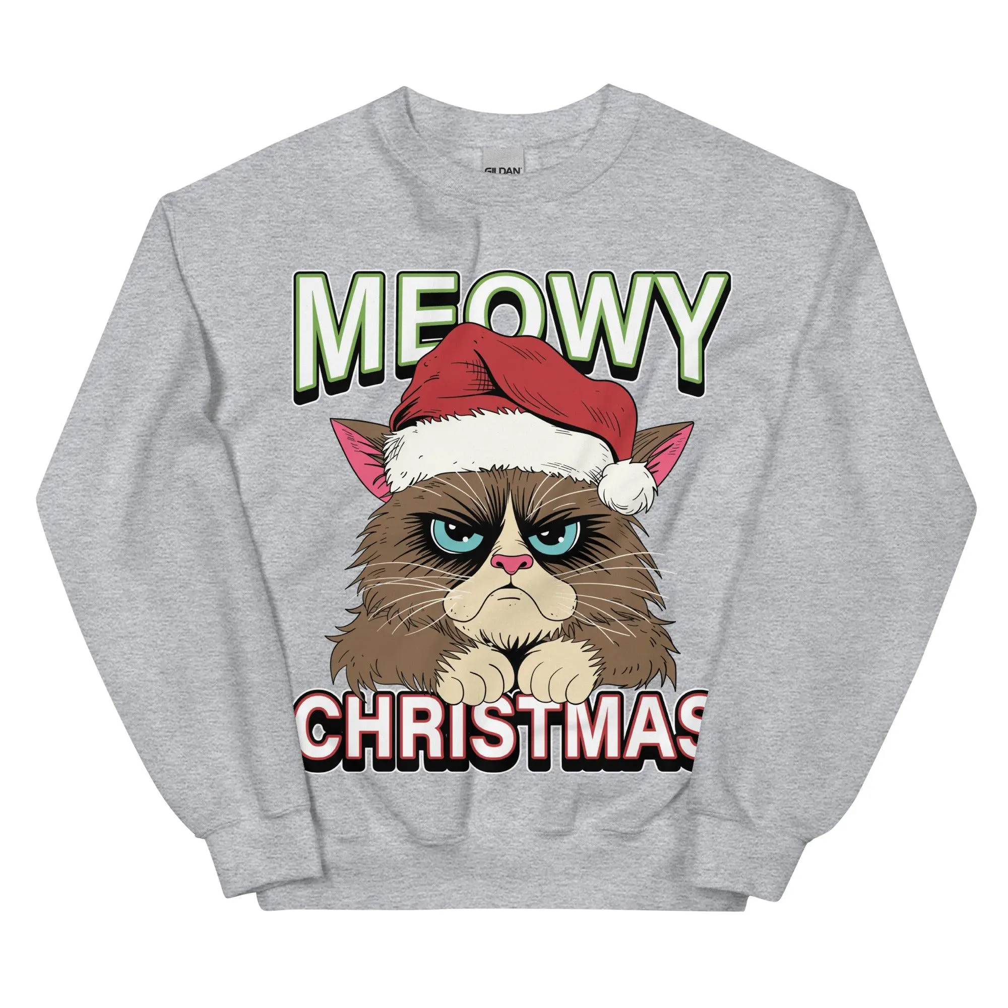 Meowy Christmas sweatshirt - Image 7