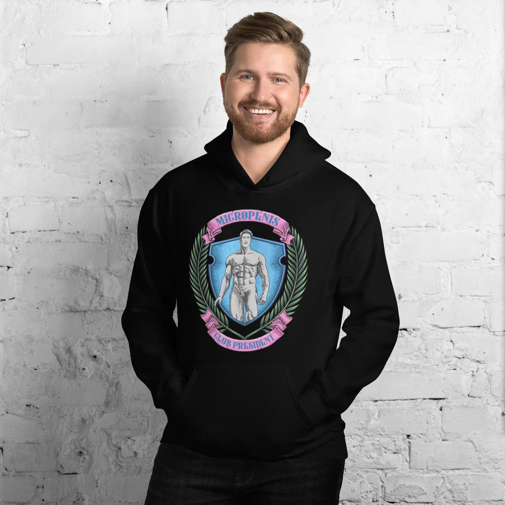 Micro Penis Club President Hoodie - Image 8