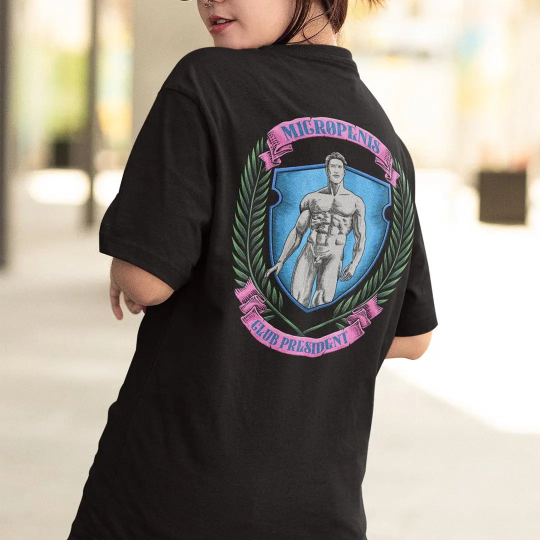 Micro Penis Club President t-shirt (backprint) - Image 7