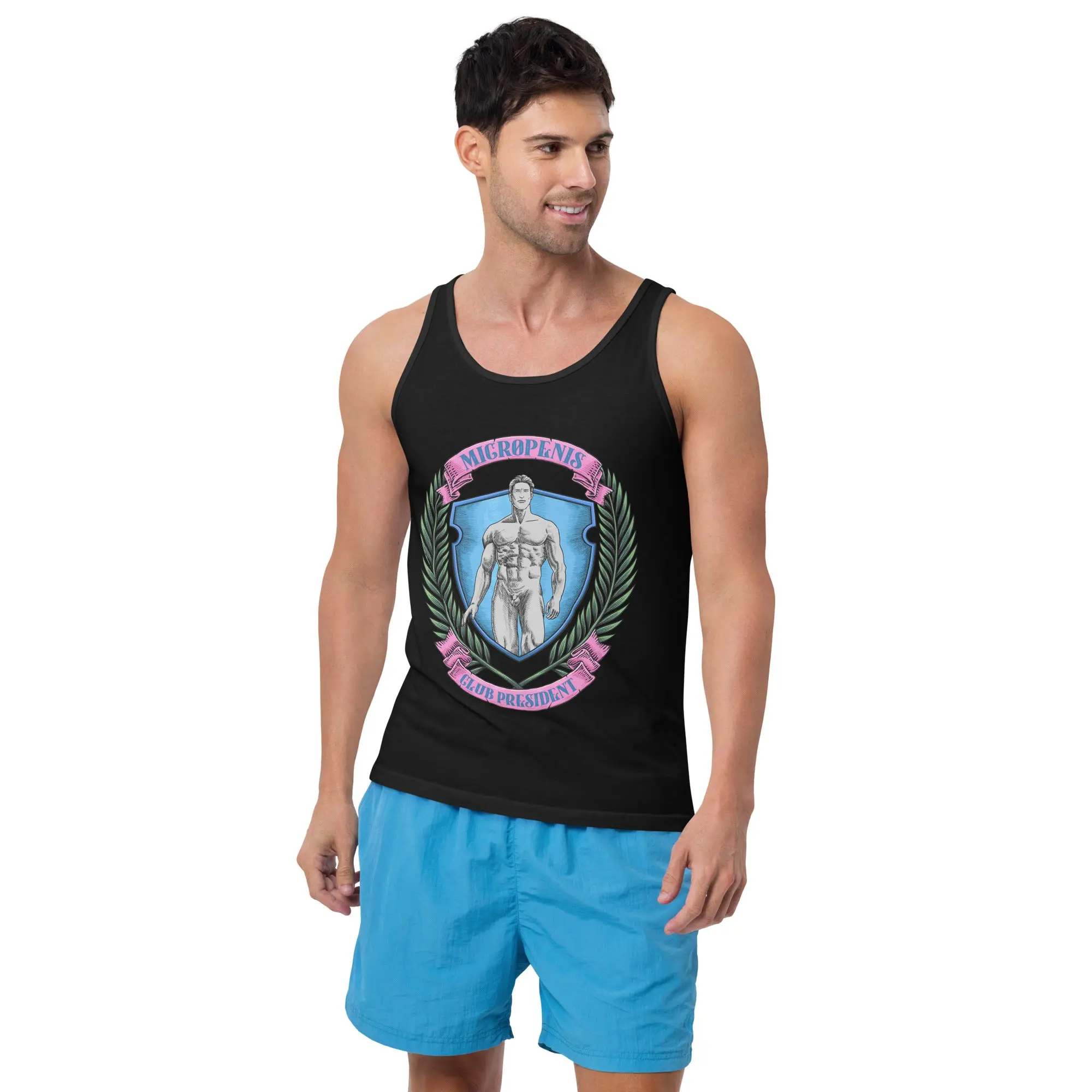 Micro Penis Club President Tank Top - Image 4