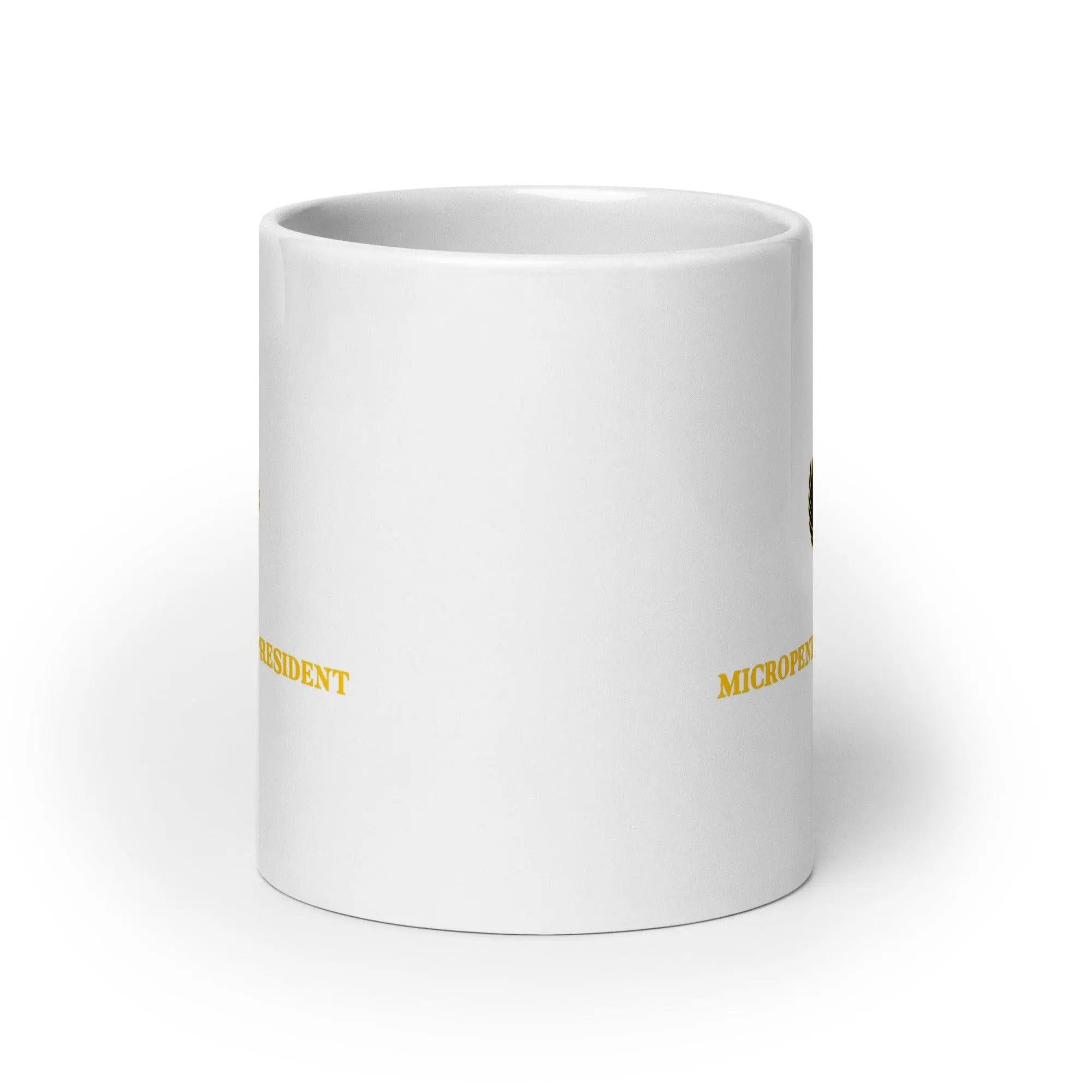 Micropenis Club President White glossy mug - Image 10