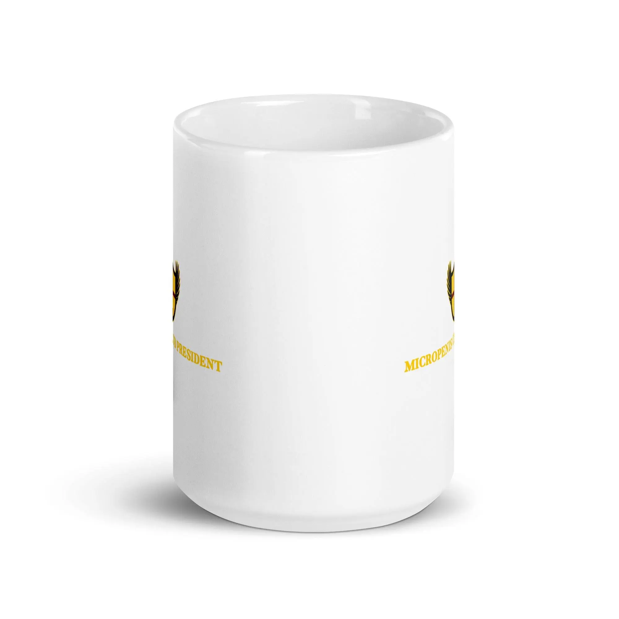 Micropenis Club President White glossy mug - Image 8