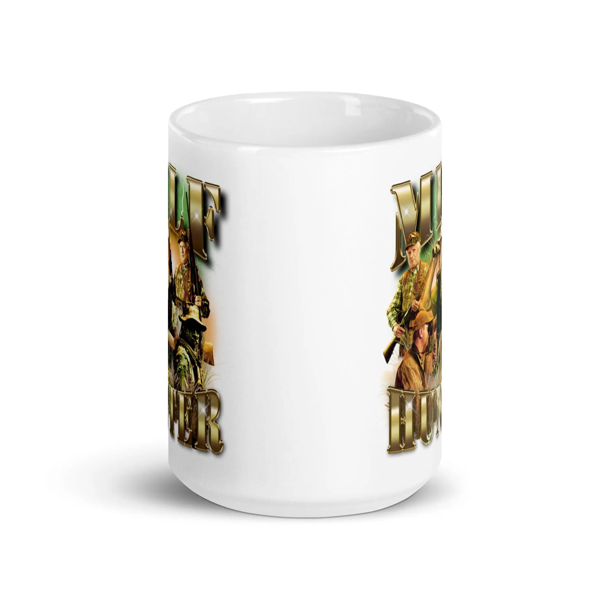 Milf Hunter White glossy mug - Image 8