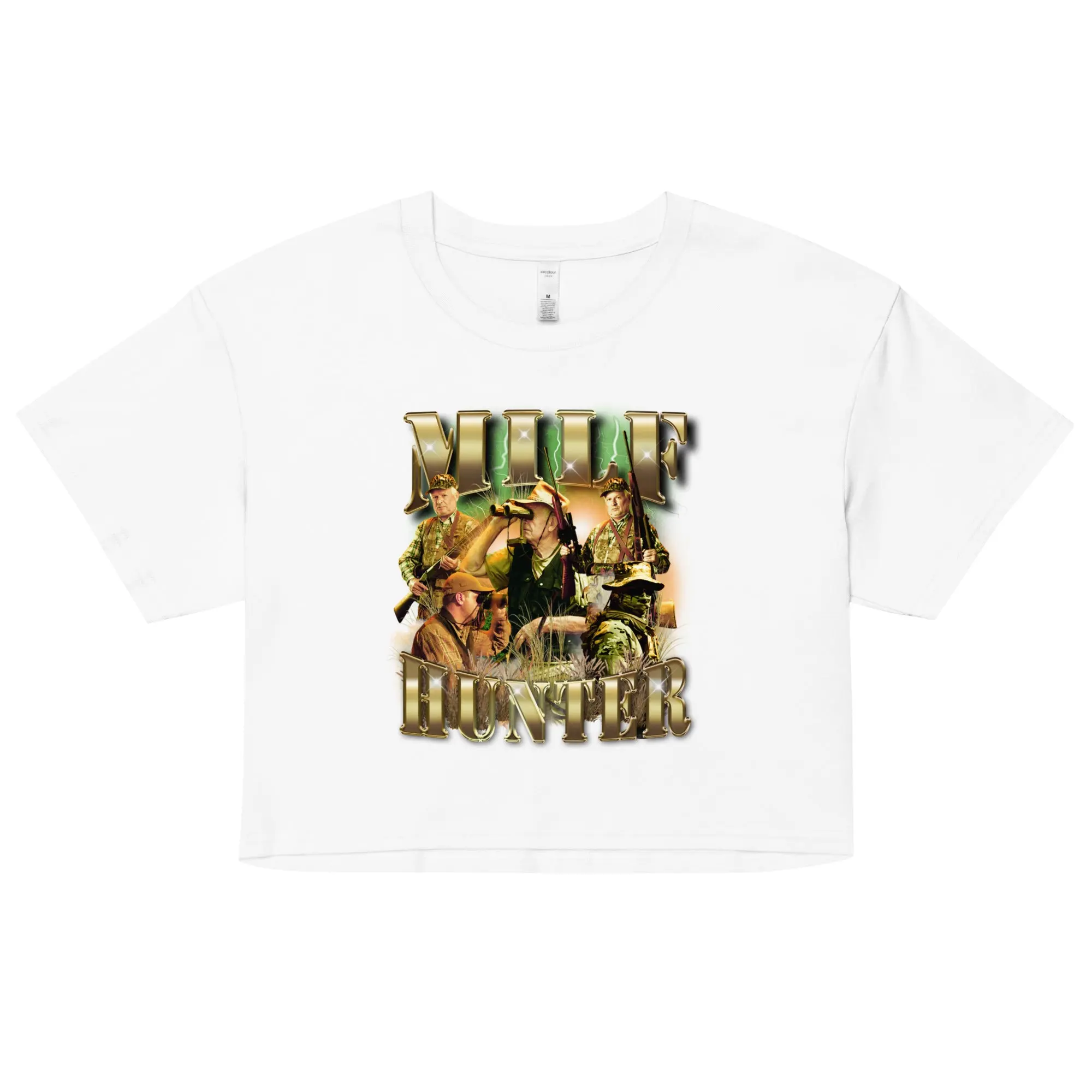 Milf Hunter Women’s crop top - Image 5