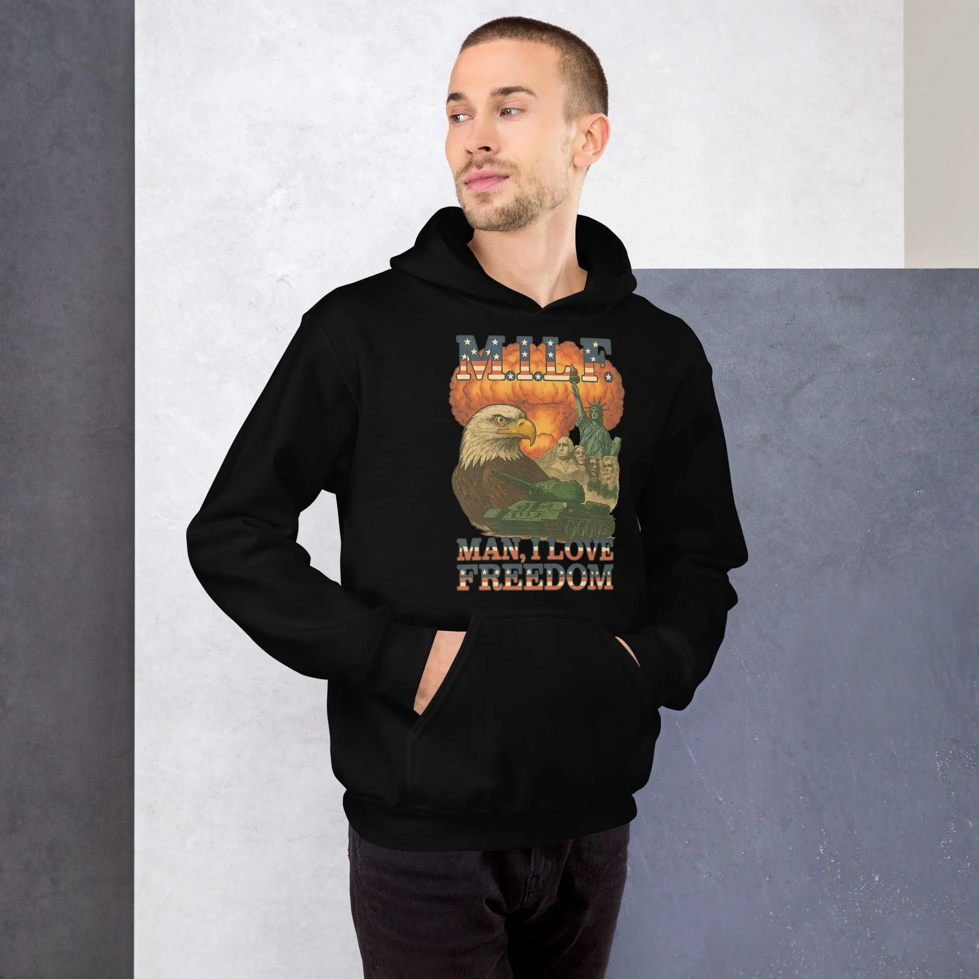 MILF - Man I Love Freedom Hoodie - Image 8