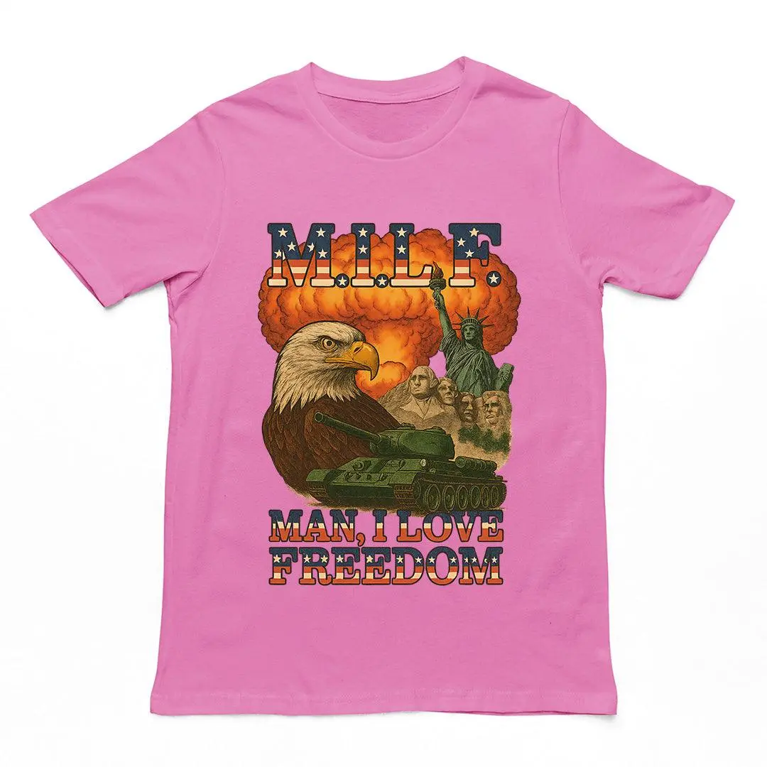 MILF - Man I Love Freedom T-Shirt - Image 2
