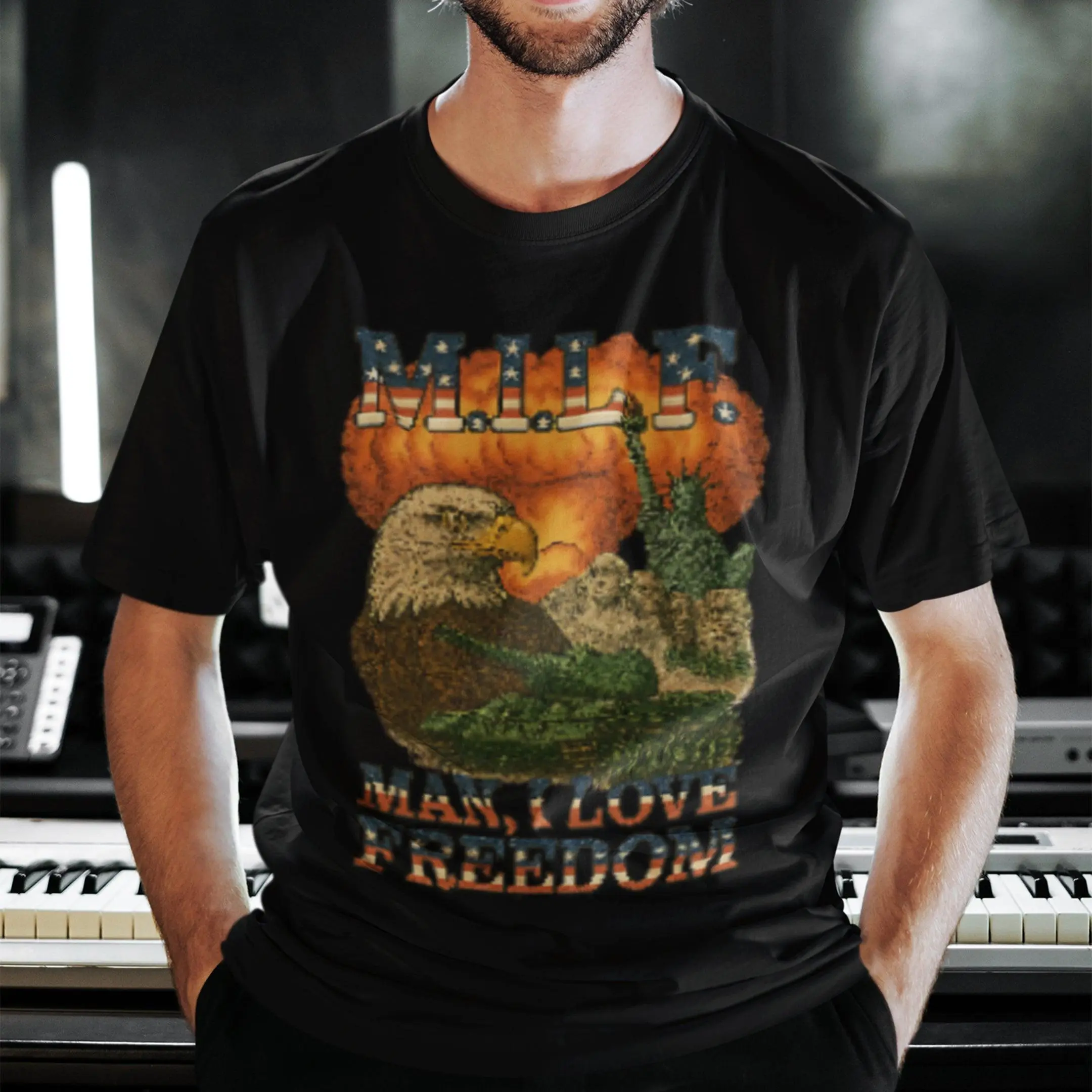 MILF - Man I Love Freedom T-Shirt - Image 7