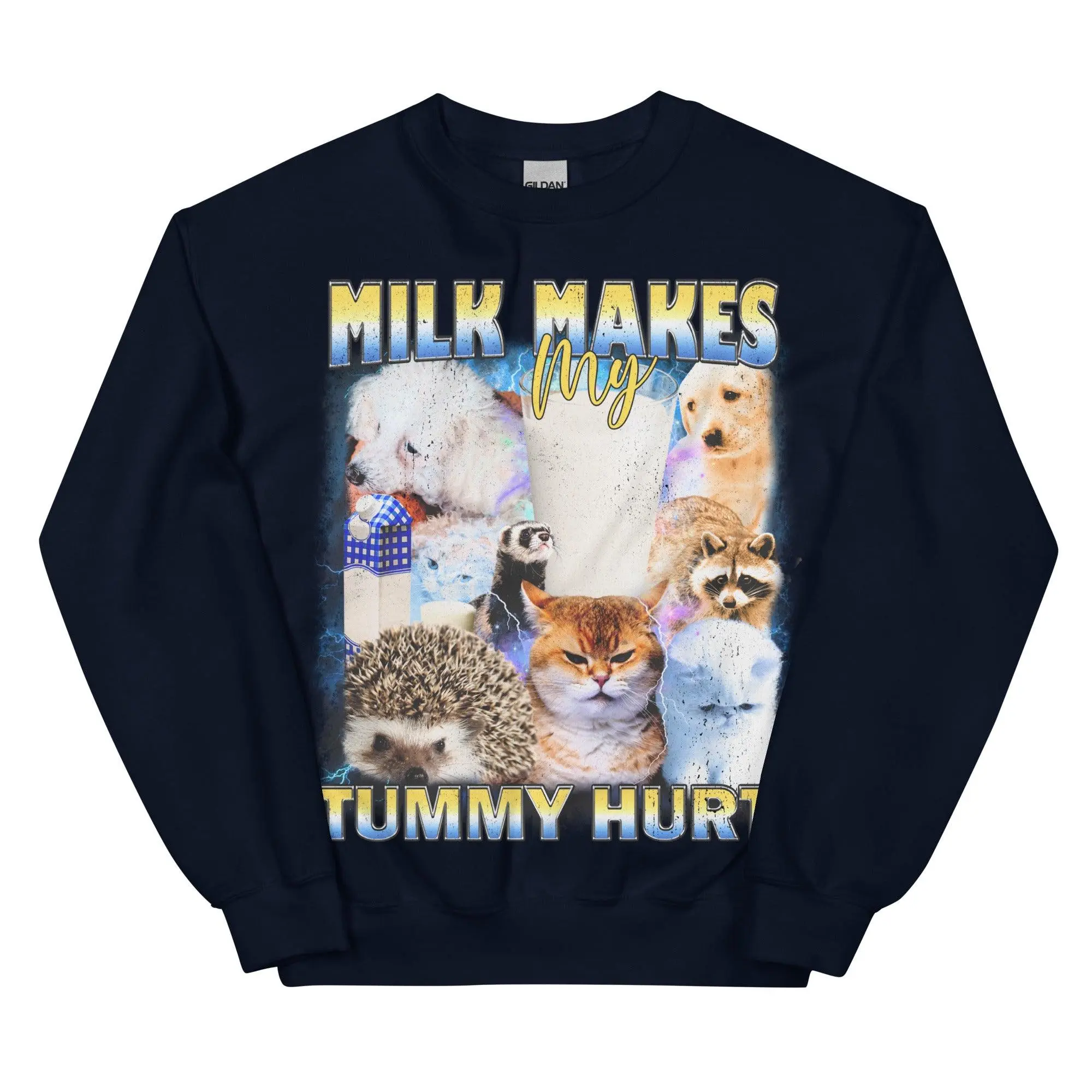 Milk Makes my Tummy Hurt sweatshirt - Image 2