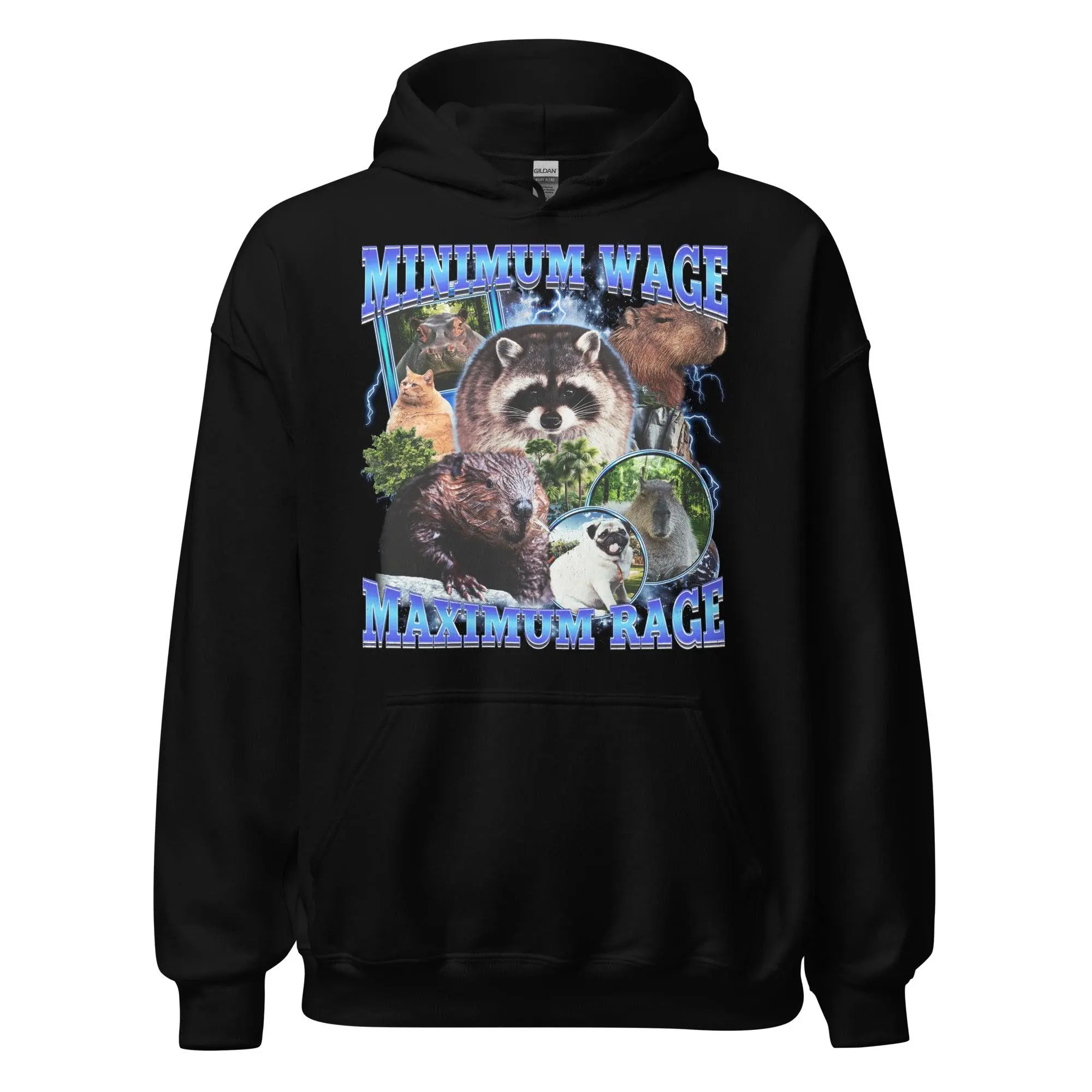 Minimum Wage Maximum Rage Hoodie