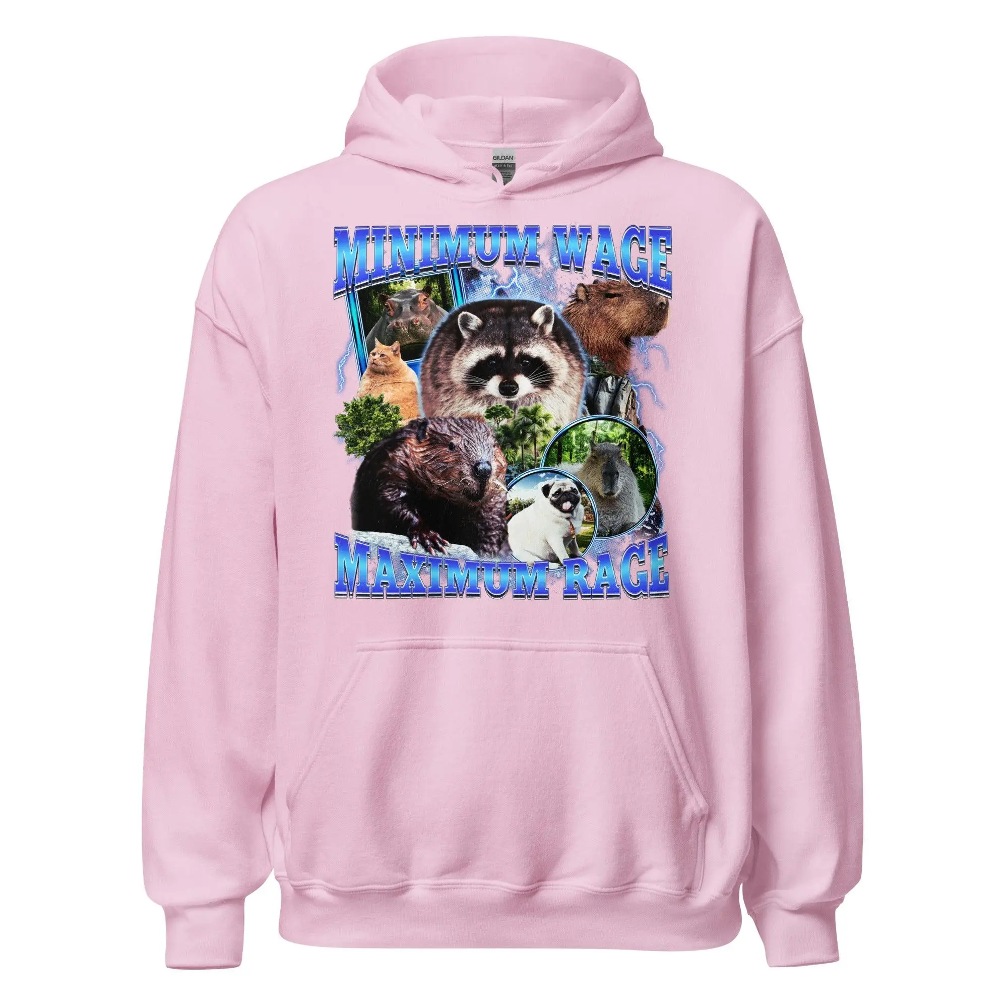 Minimum Wage Maximum Rage Hoodie - Image 6