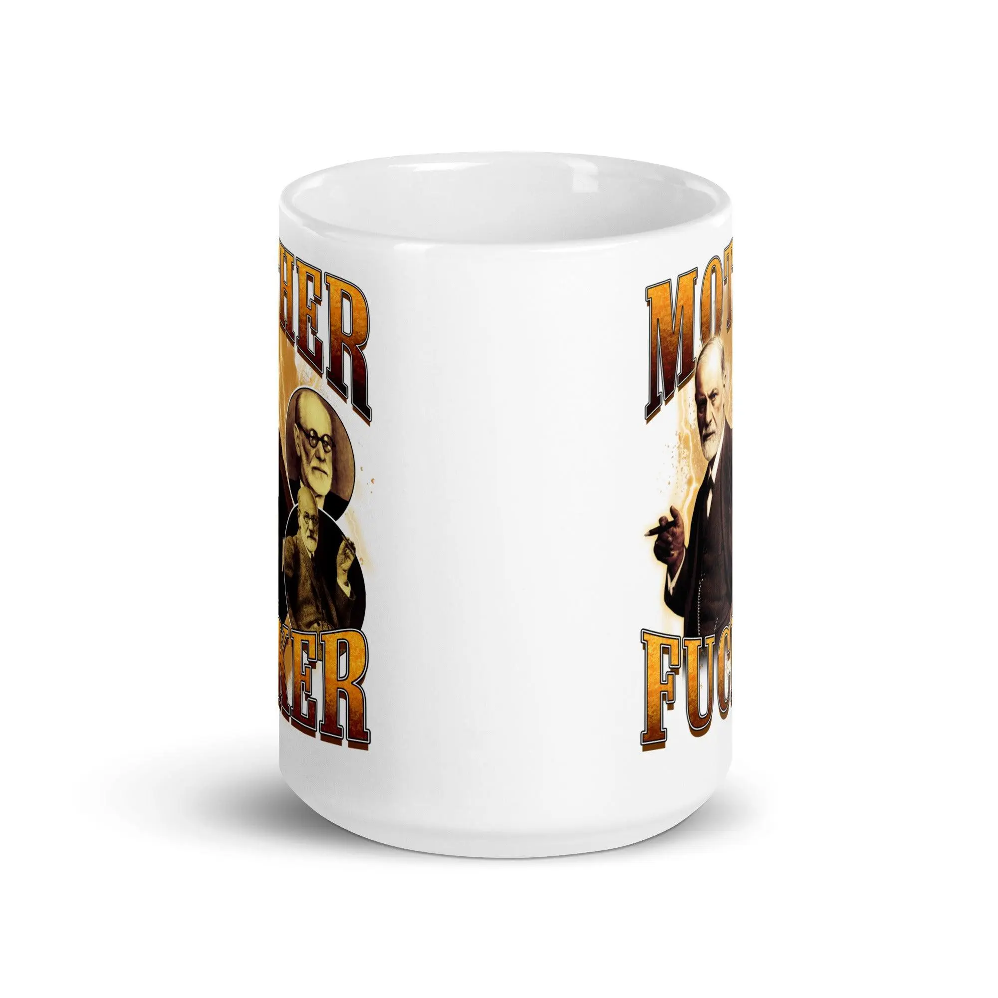 Mother Fucker White glossy mug - Image 8