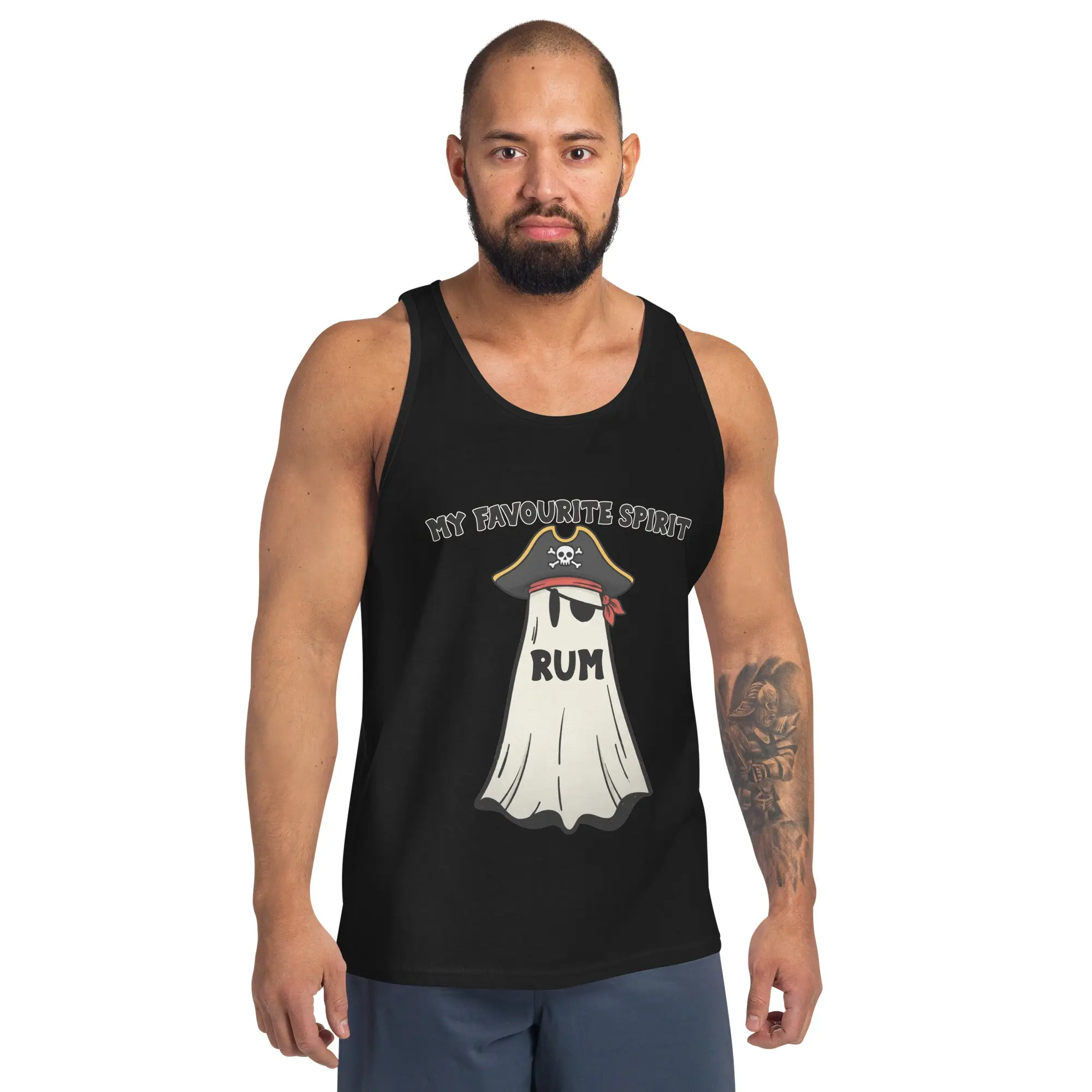 My Favourite Spirit (Rum) Tank Top - Image 4