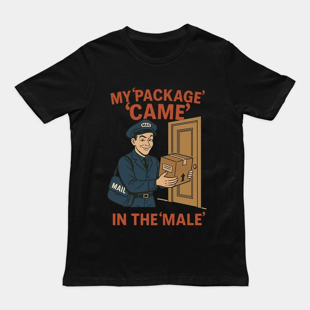 My Package Came in the Male T-Shirt