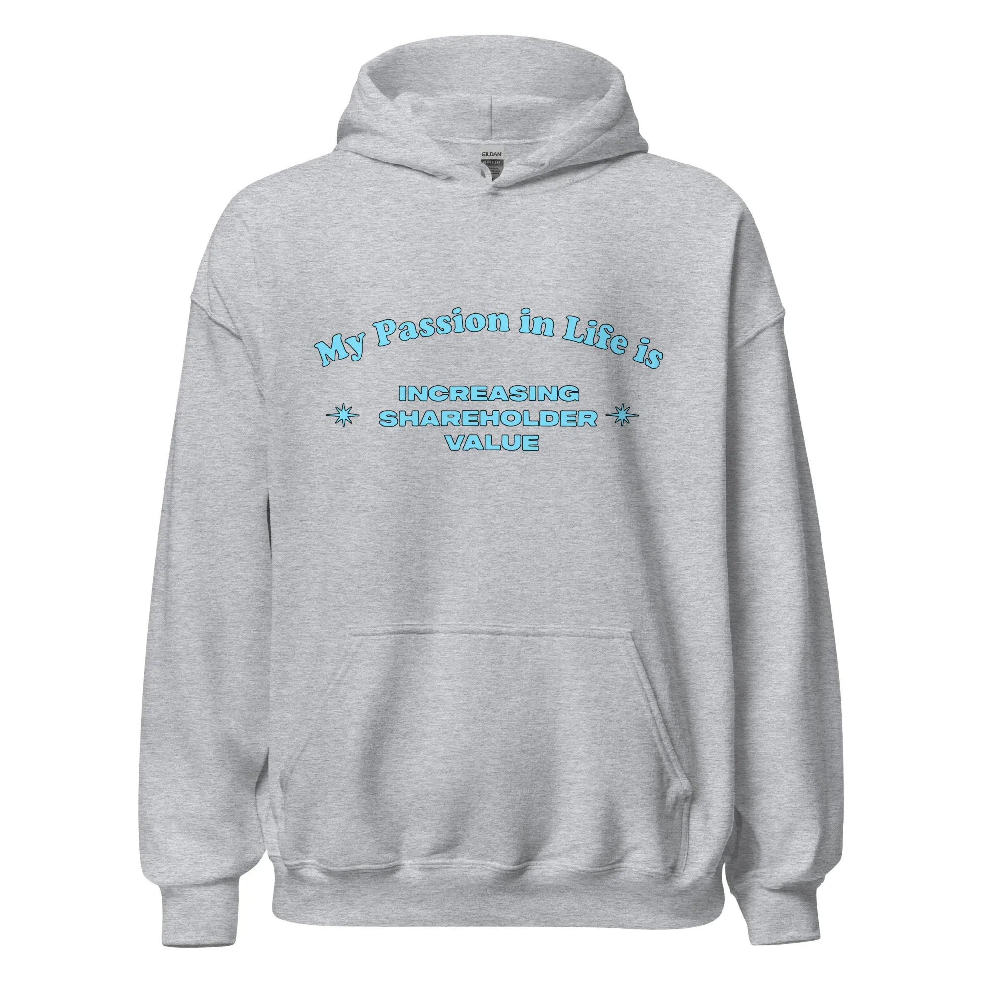 My Passion in Life is increasing shareholder Hoodie - Image 2