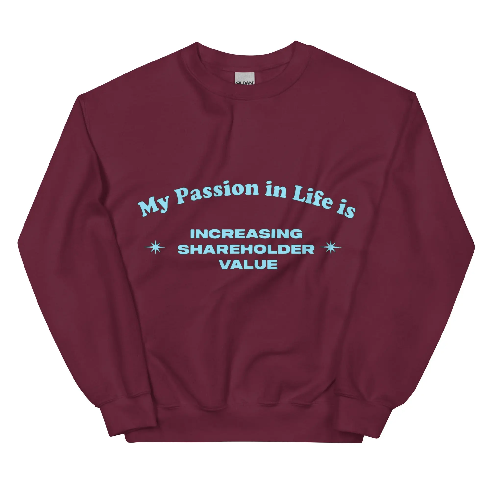 My Passion in Life is increasing shareholder sweatshirt - Image 5