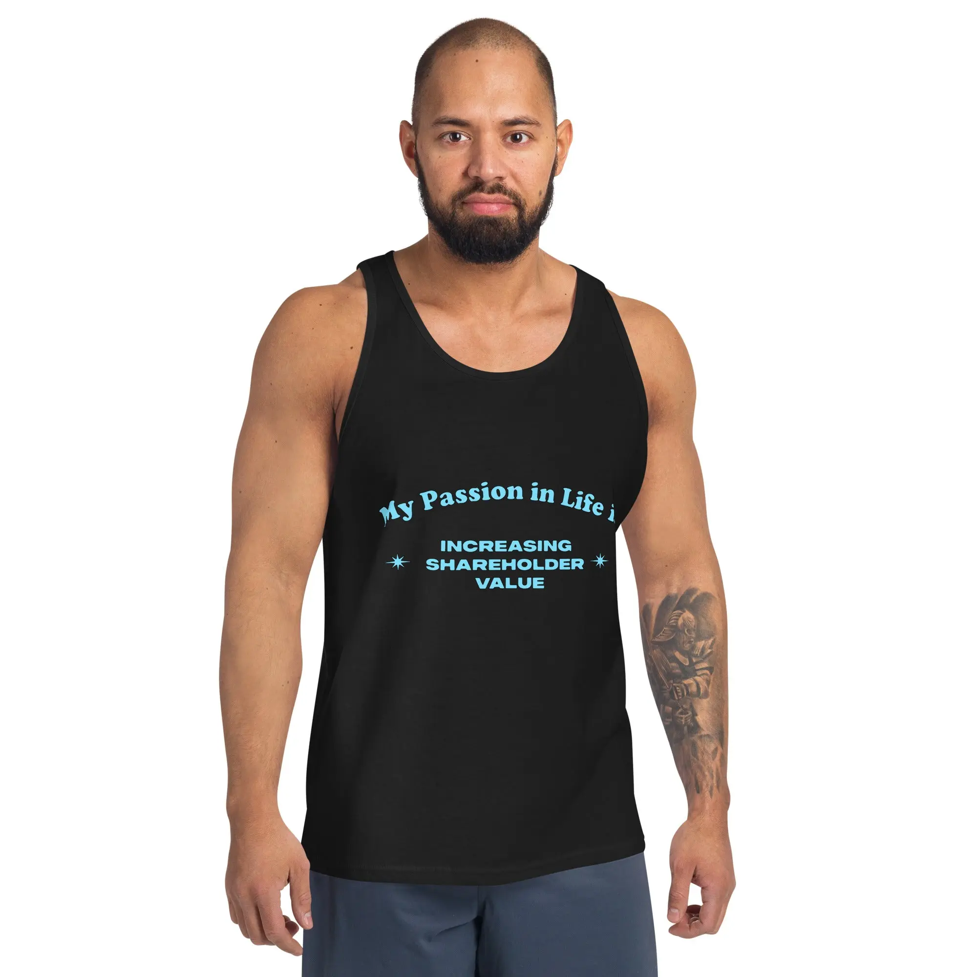 My Passion in Life is increasing shareholder Tank Top - Image 4