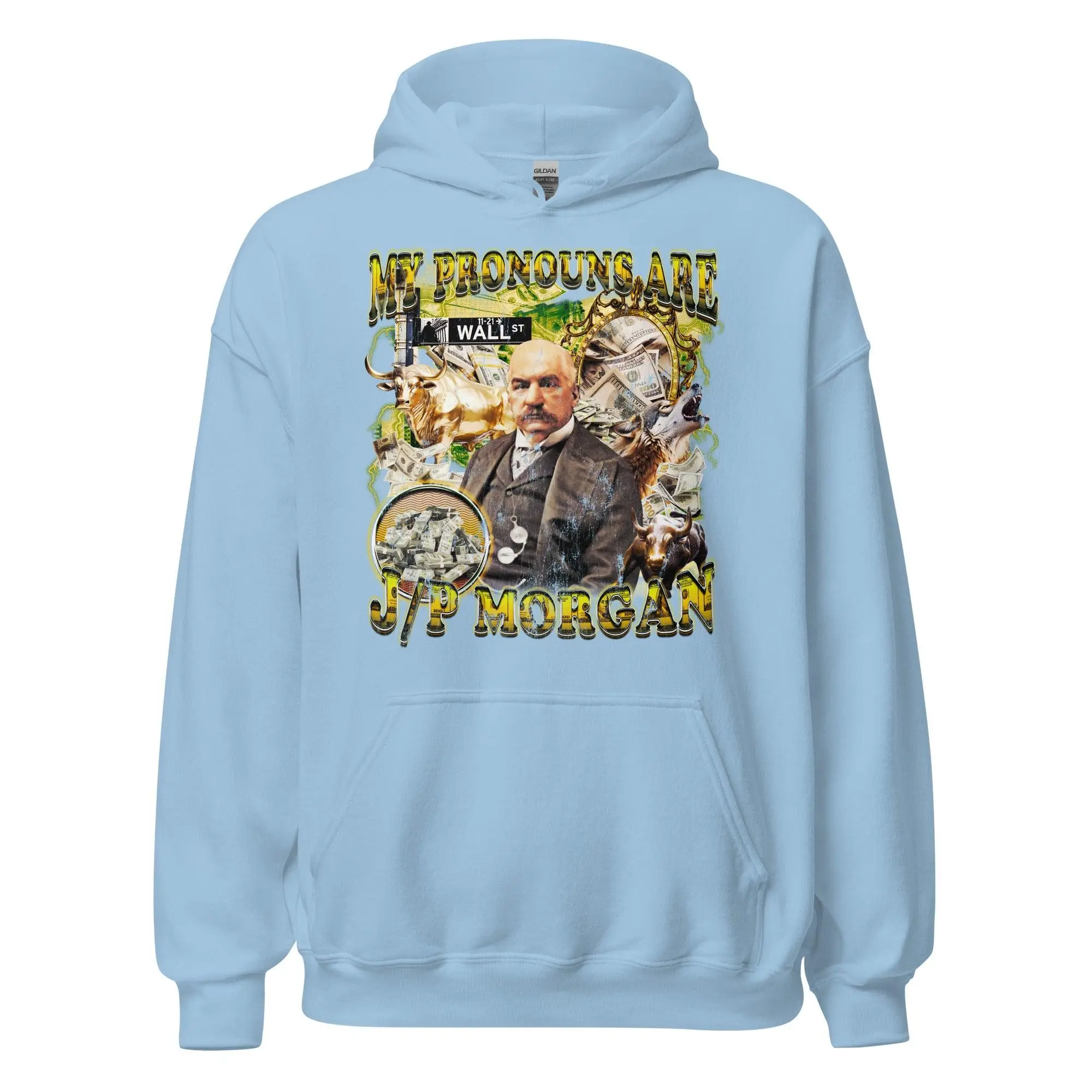 My Pronouns are J/P Morgan Hoodie - Image 5