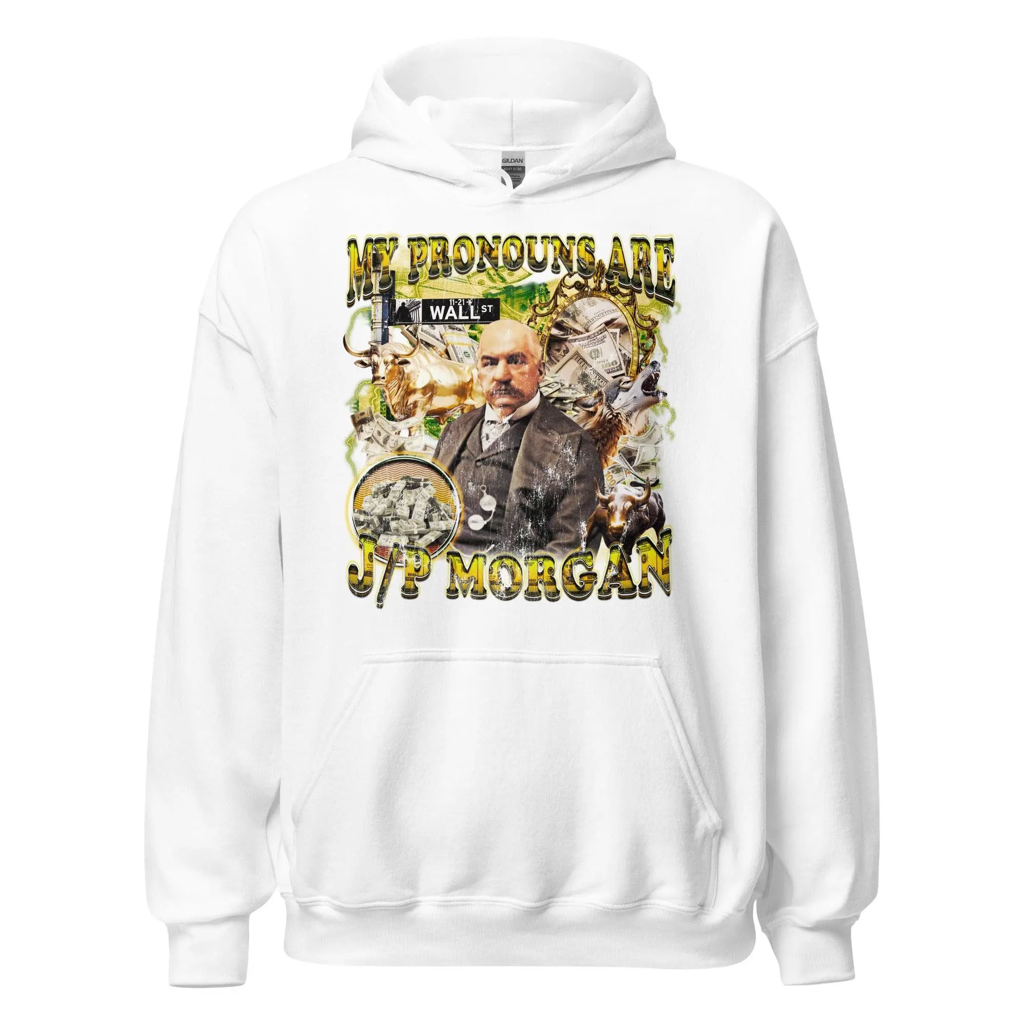My Pronouns are J/P Morgan Hoodie - Image 7