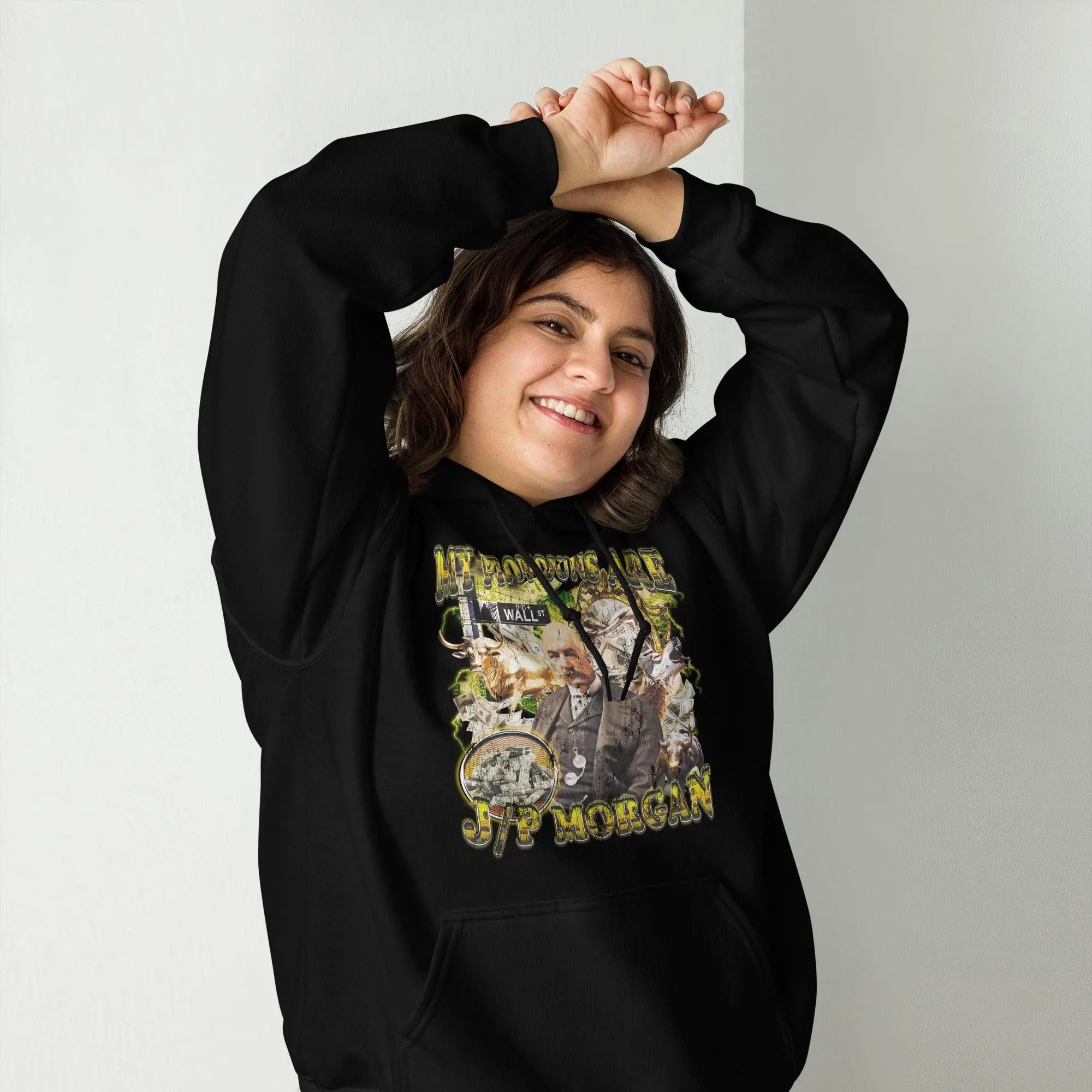 My Pronouns are J/P Morgan Hoodie - Image 8