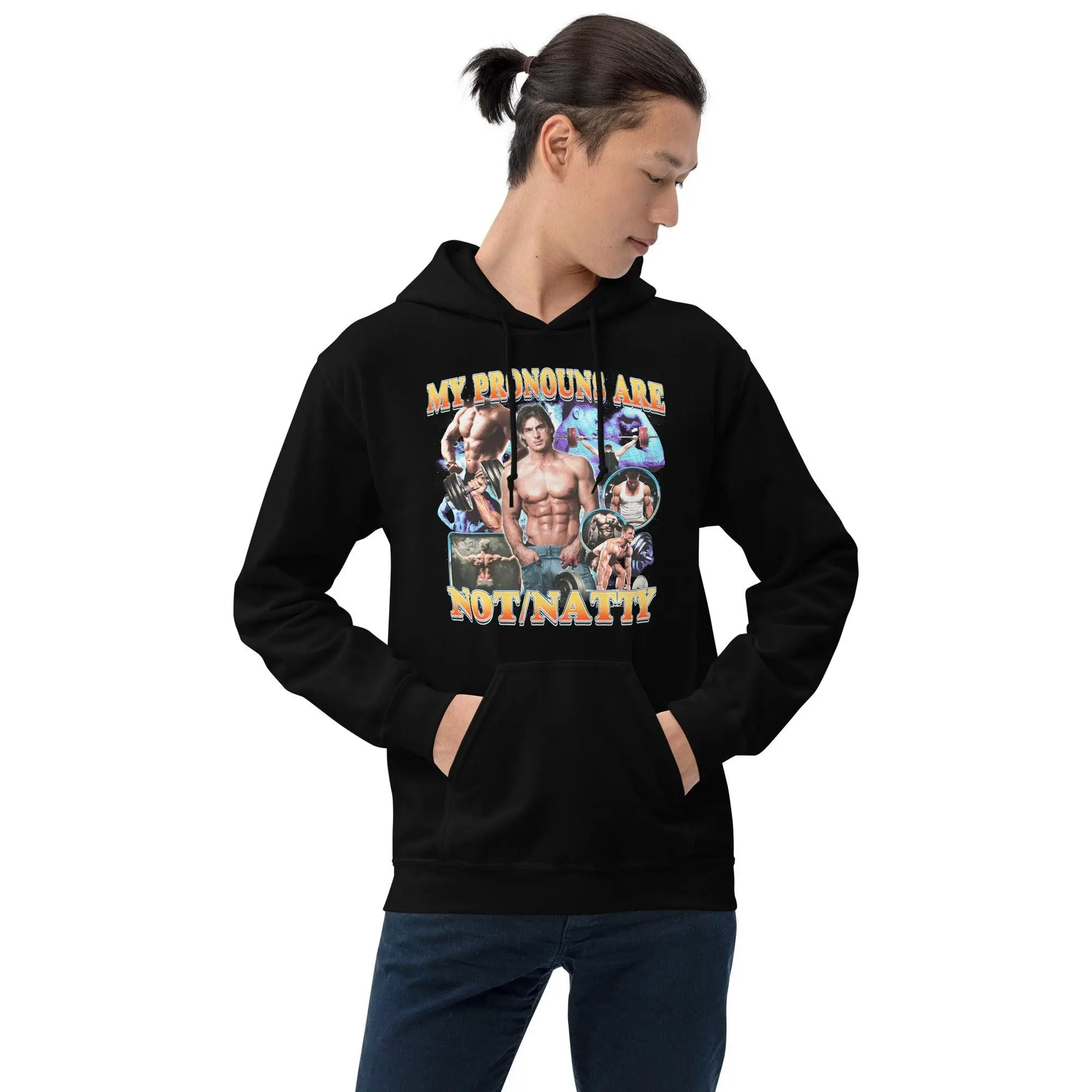 My Pronouns are Not/Natty Hoodie - Image 2