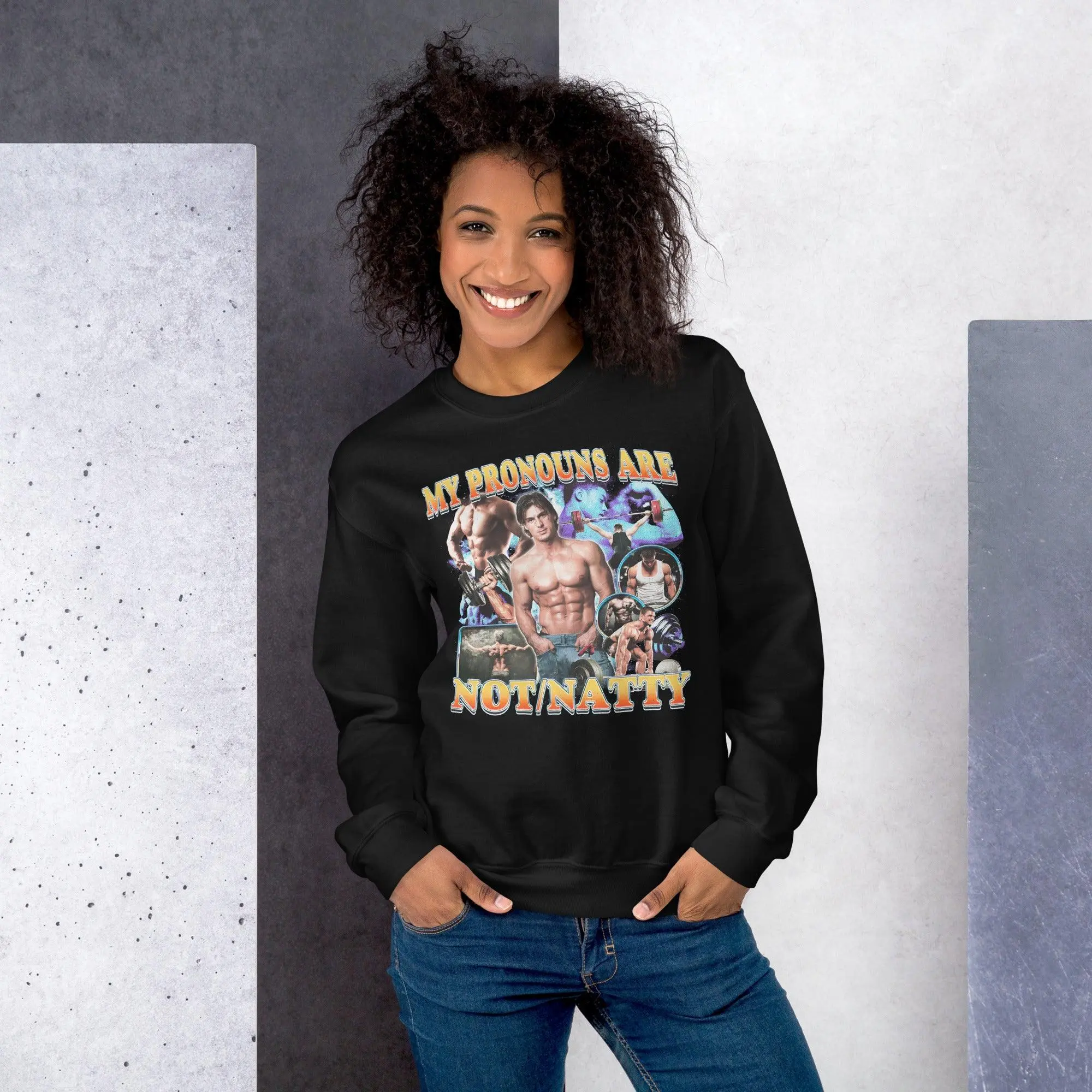 My Pronouns are Not/Natty Sweatshirt - Image 2