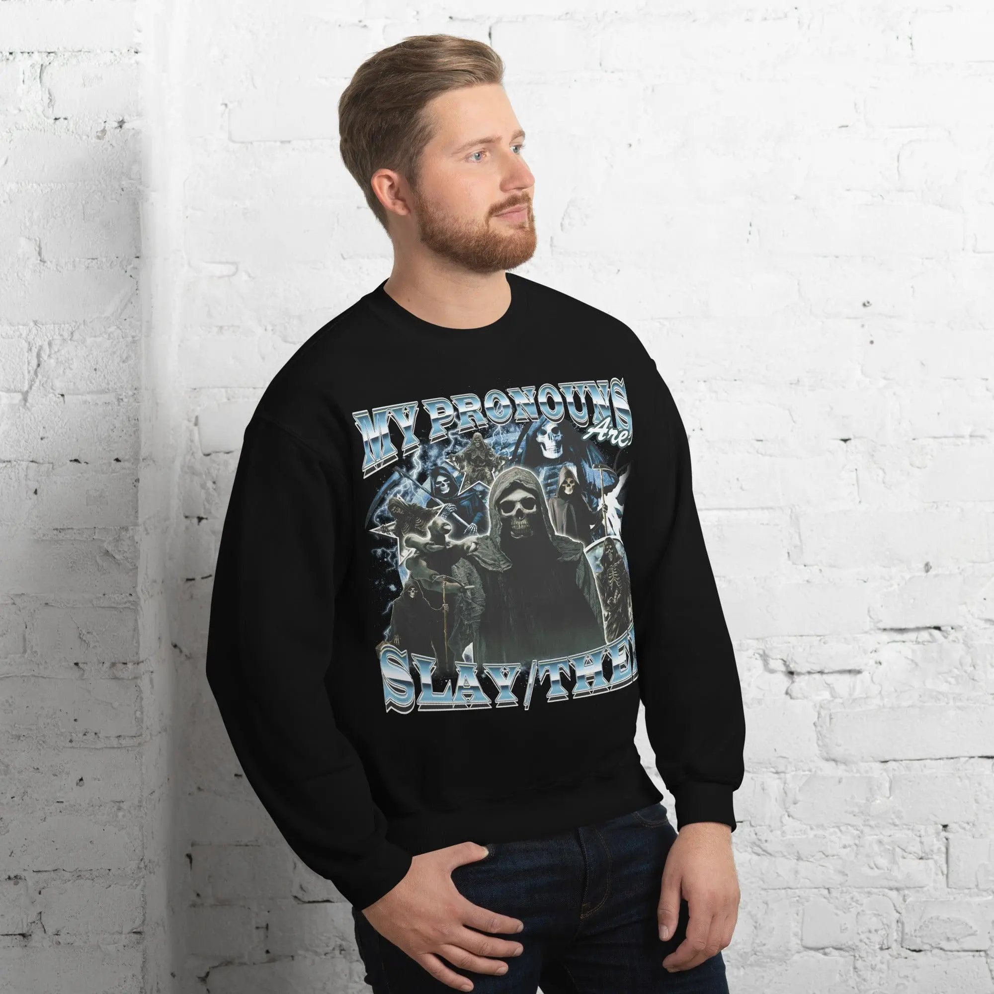 My Pronouns are Slay Them Sweatshirt - Image 10