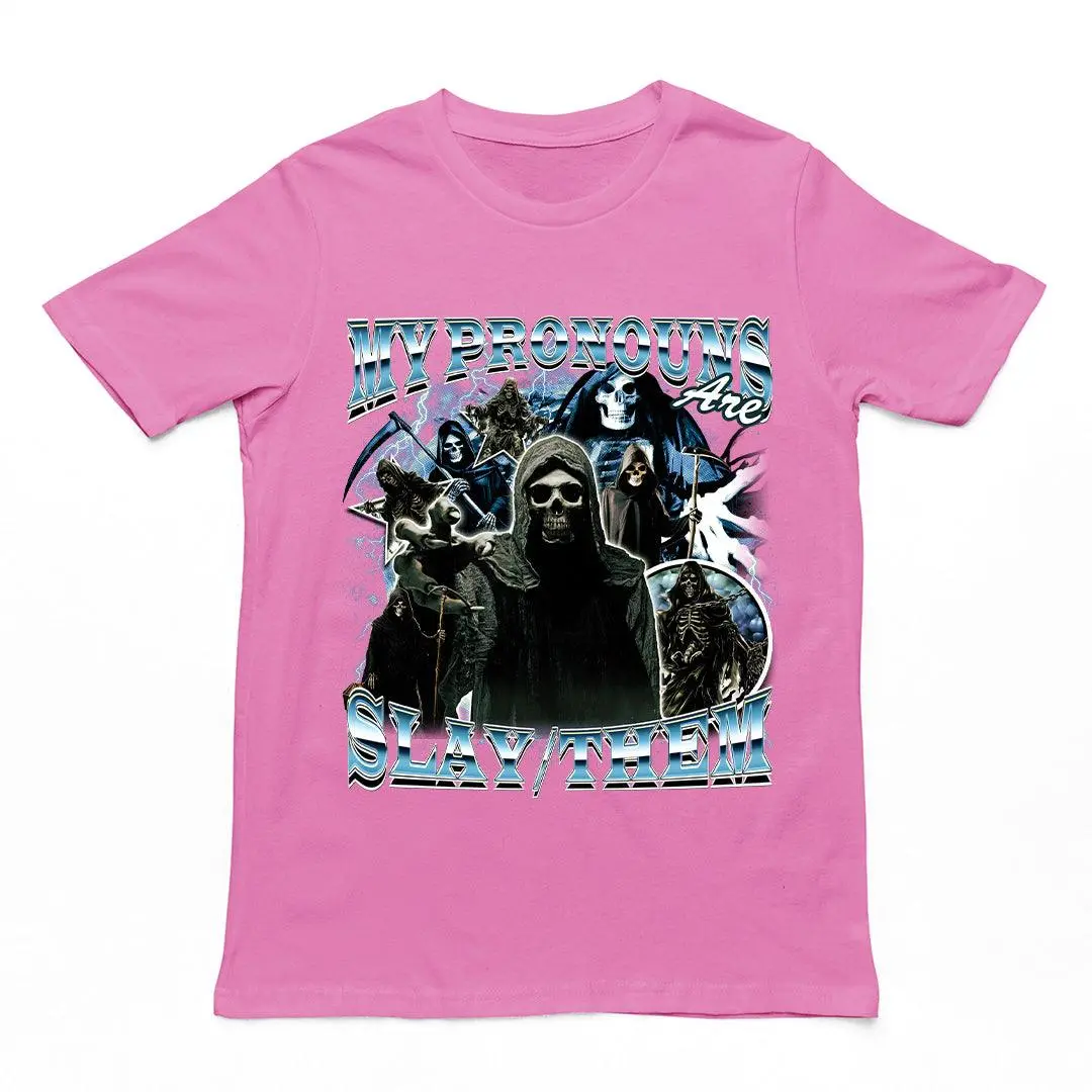My Pronouns are Slay / Them Vintage t-shirt - Image 5