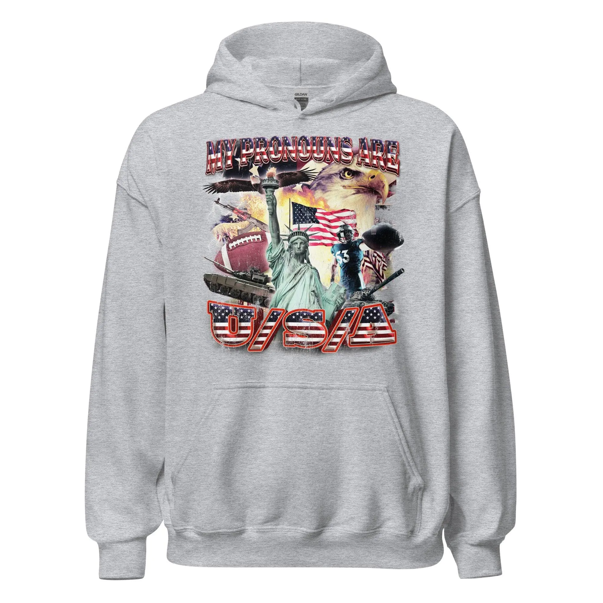 My Pronouns are U/S/A Hoodie - Image 2
