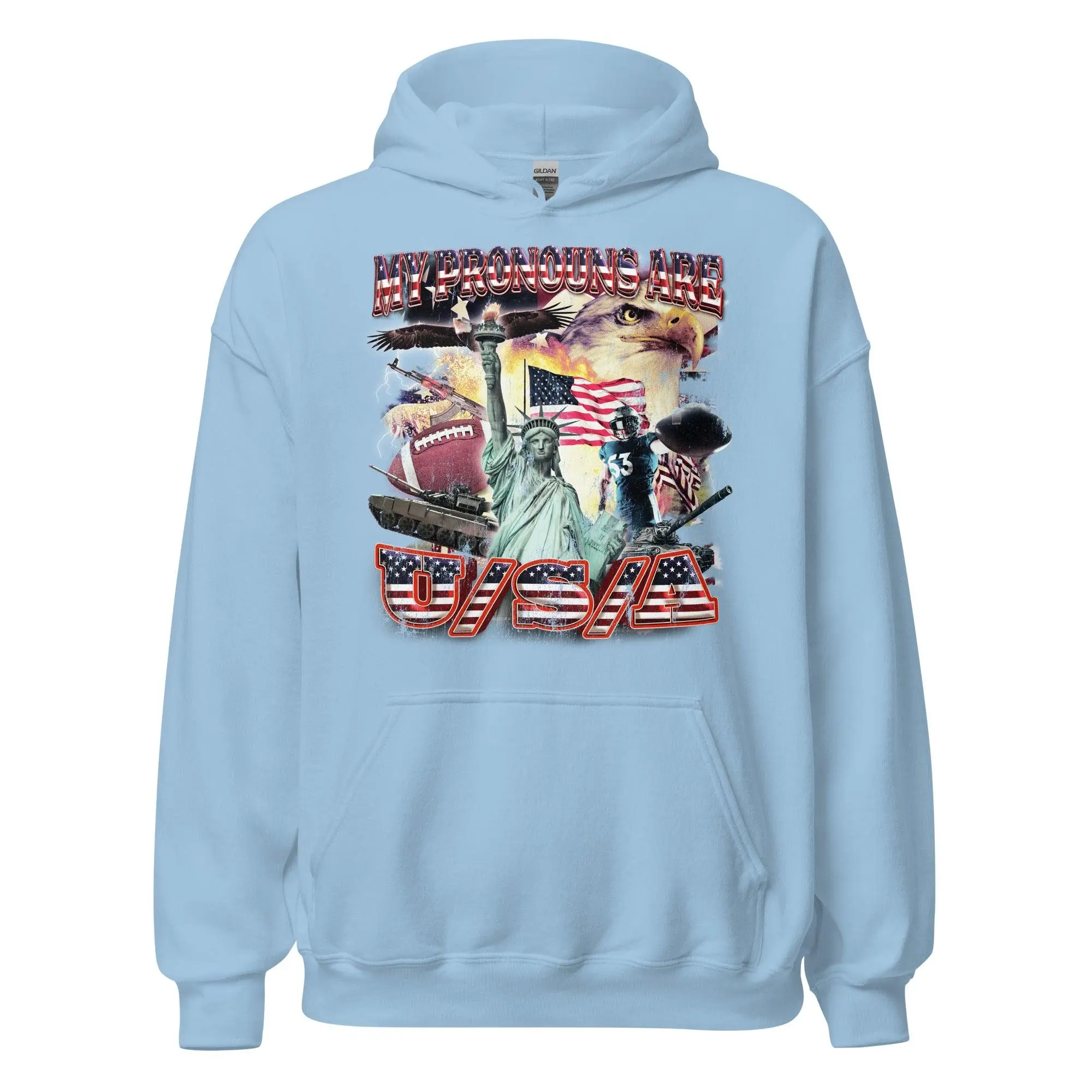 My Pronouns are U/S/A Hoodie - Image 5
