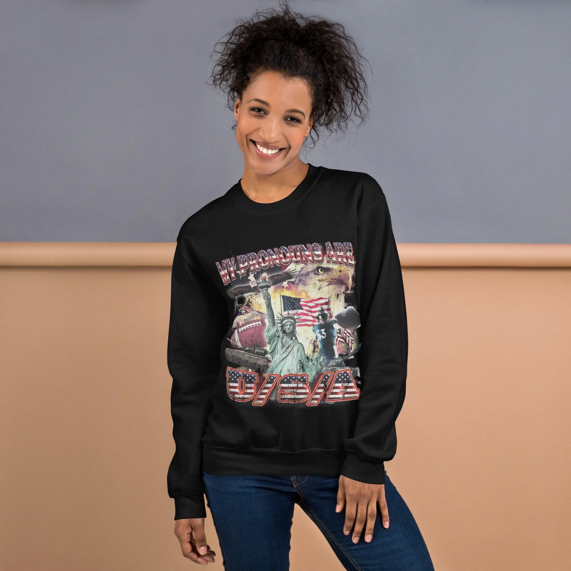 My Pronouns are U/S/A Sweatshirt - Image 10